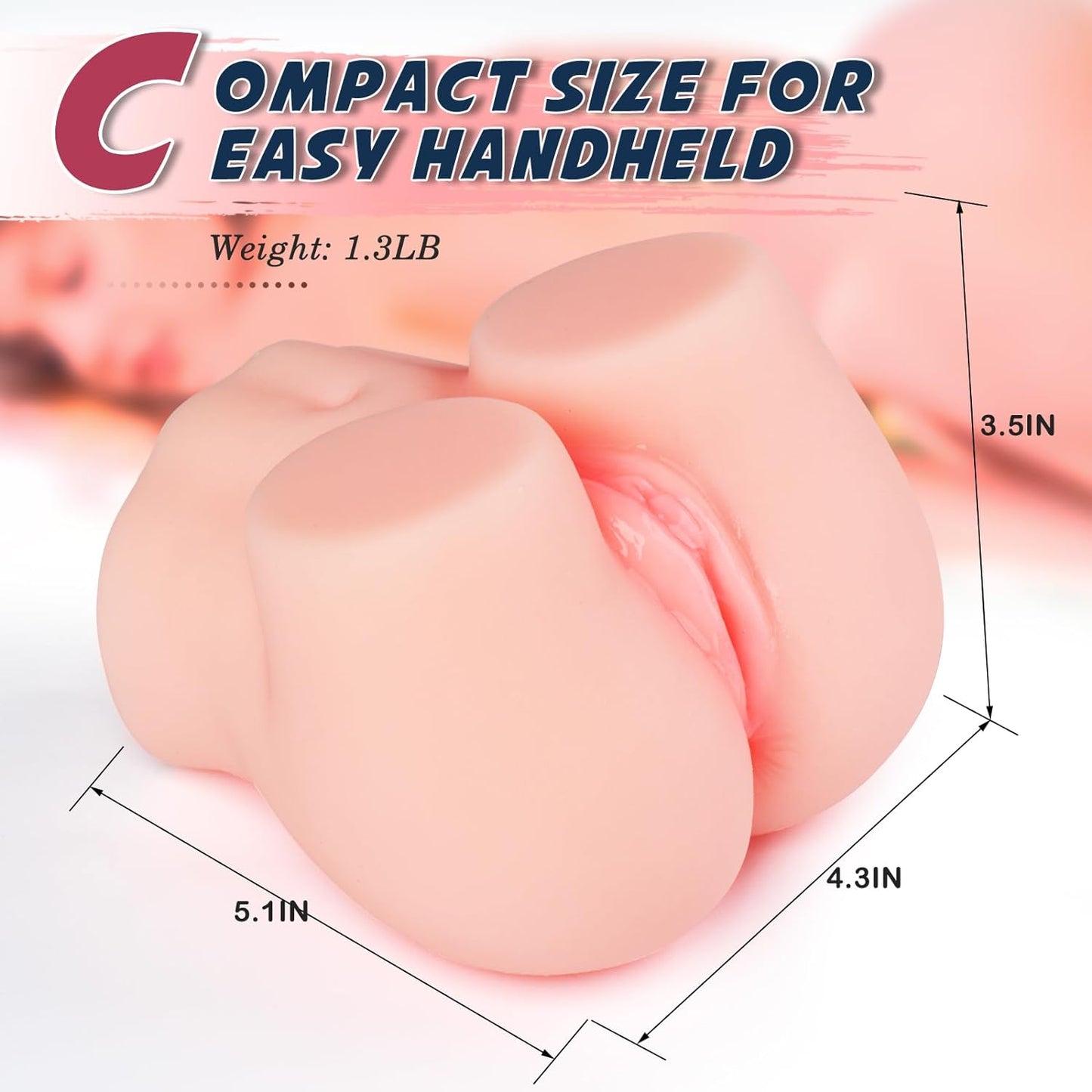 Male Sex Toy Pocket Pussies. Sex Toys for Men Male Masterburbater. Portable Female Torso Hip Sex Toy Men. Adult Toys Sex Doll with Vagina Anal Sex Toys Men. with 2 Hole for Man Orgasm - buysextoyth
