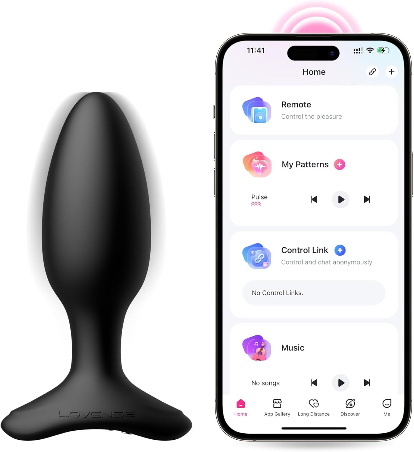 LOVENSE Hush 2 Vibrating Butt Plug 1.75. Silicone Anal Vibrator for Men with Remote Control. Waterproof and Rechargeable Big Plug Vibration Machine for Women. Adult Anal Plug Sex Toys for Couples - buysextoyth