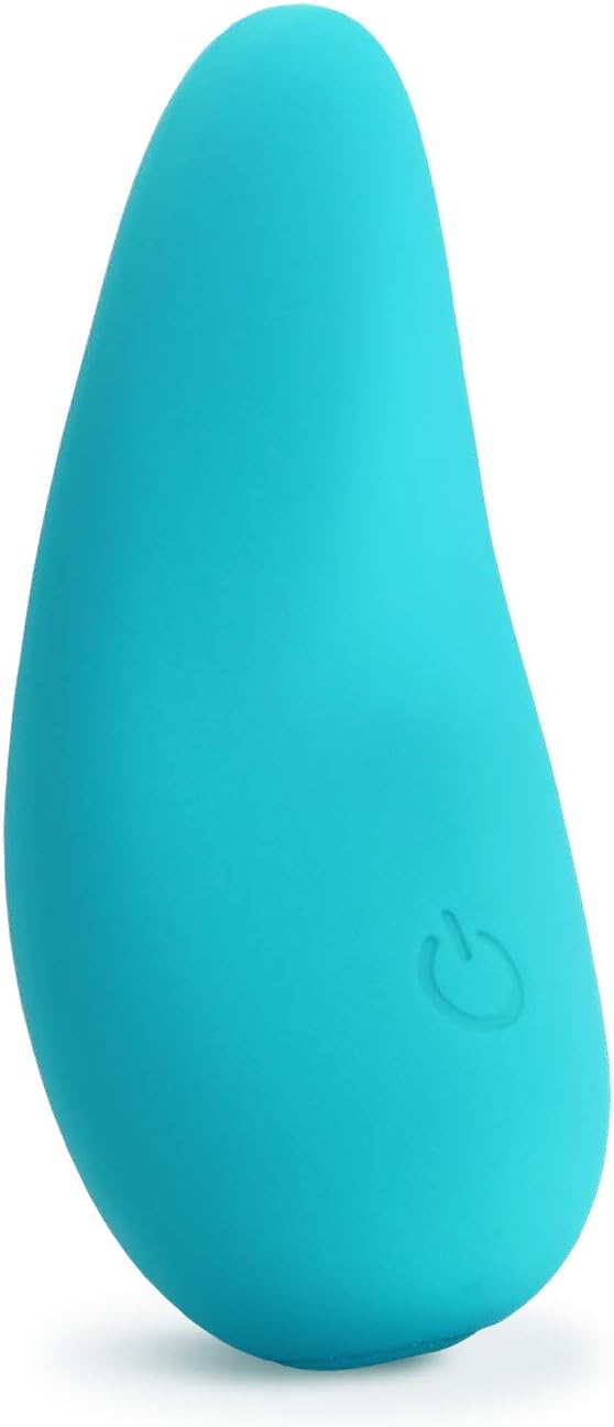 plusOne Mini Vibrator for Women - Made of Body-Safe Silicone. Fully Waterproof. USB Rechargeable - Personal Massager with 10 Vibration Settings. Teal - buysextoyth