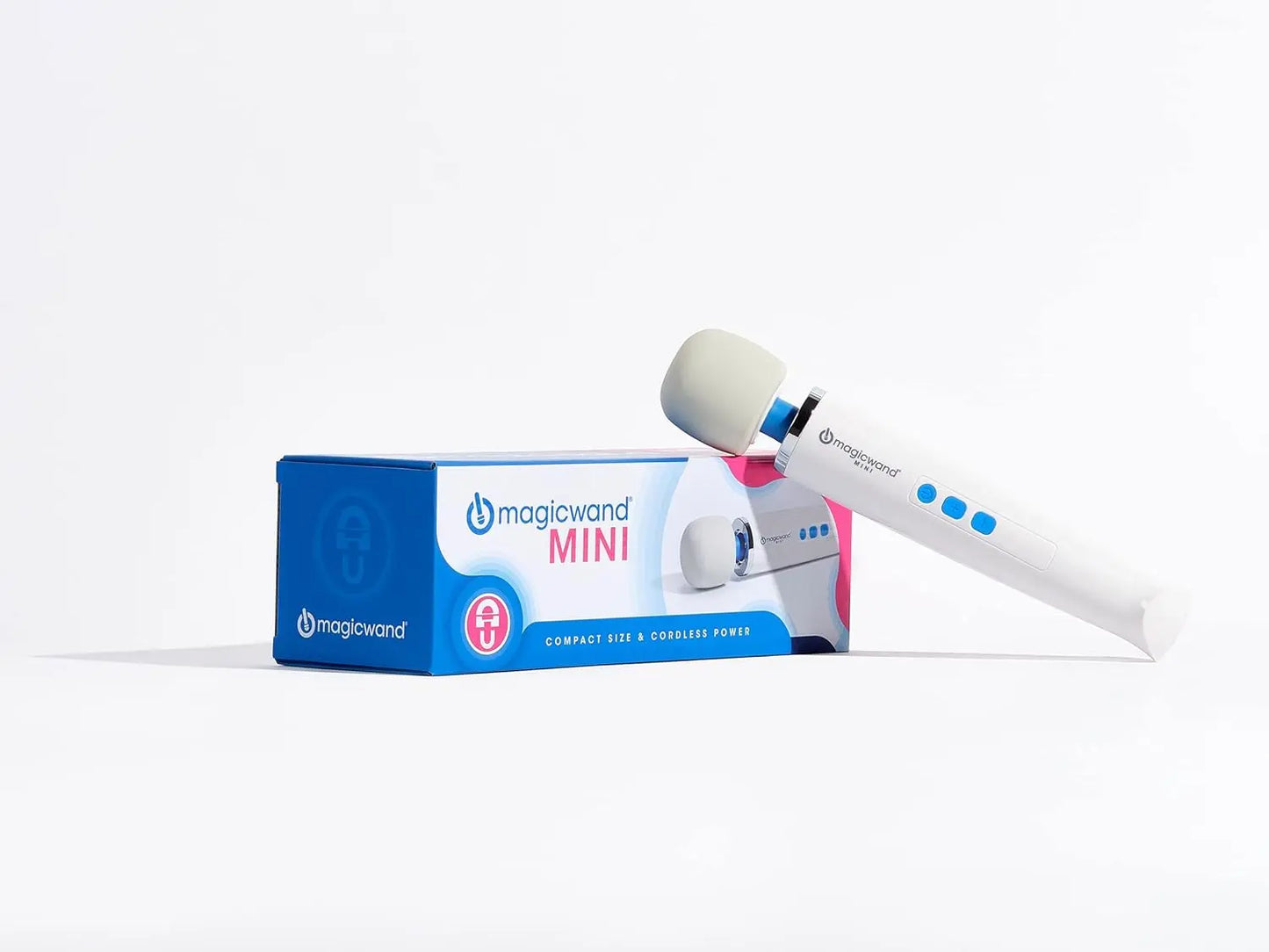 Magic Wand Mini HV-135 - Cordless - Compact Multi-Speed with Soft Silicone Head & Flexible Neck - Personal Massagers for Women. Neck. Hand. Back. Muscle. and Head Massager - buysextoyth