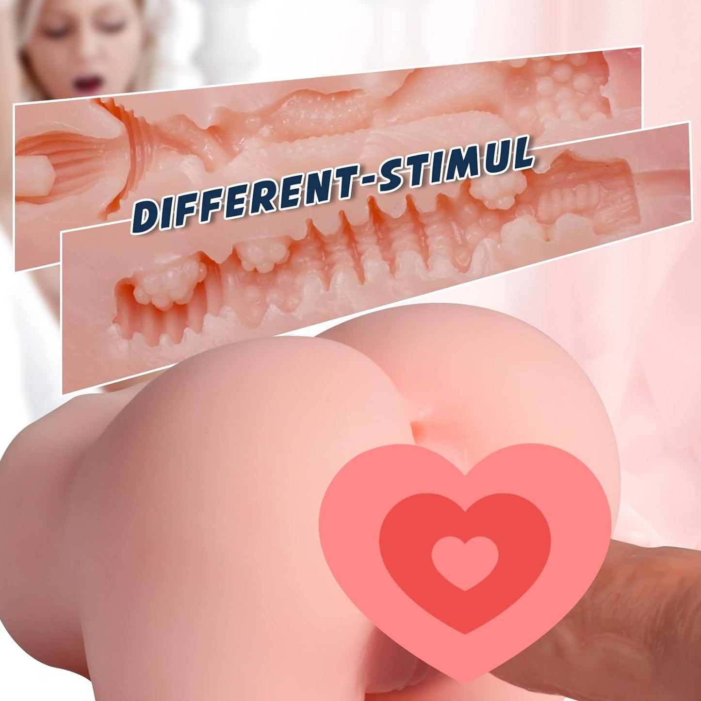 Male Sex Toy Pocket Pussies. Sex Toys for Men Male Masterburbater. Portable Female Torso Hip Sex Toy Men. Adult Toys Sex Doll with Vagina Anal Sex Toys Men. with 2 Hole for Man Orgasm - buysextoyth