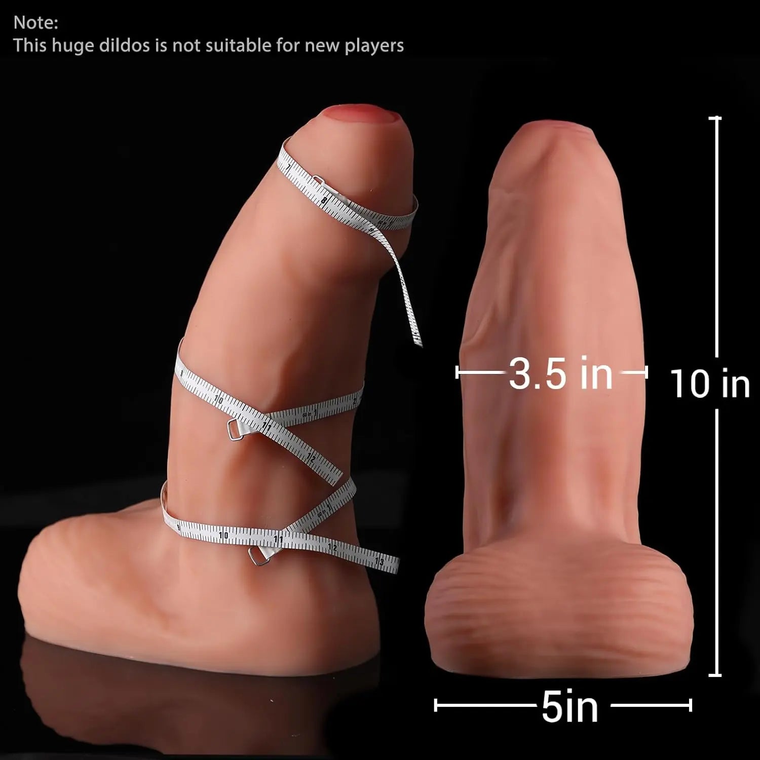 Huge Thick Uncut Dildo. 10 inch Realistic Uncircumcised Dildos with Double Density Silicone. XXL Dildo Giant Penis Foreskin Dildo Adult Sex Toy for Experienced Women Men Couple Anal Play - buysextoyth
