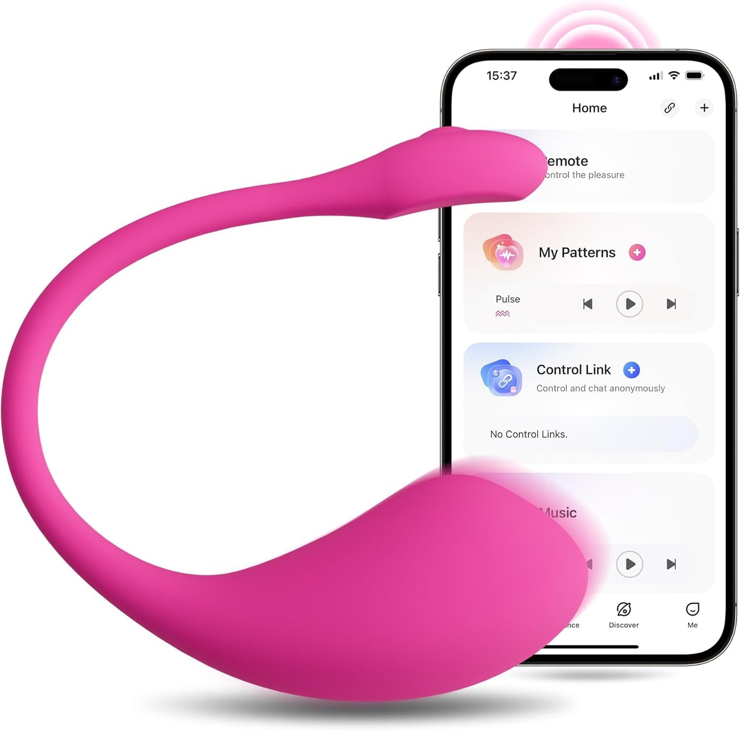 LOVENSE Lush 2 Remote Vibrator with App. Long Distance Remote Controlled G-spot Stimulator Egg Vibrators Bluetooth Adult Sex Toys & Games Powerful Vibrations for Women Couples Discreet Pleasure - buysextoyth