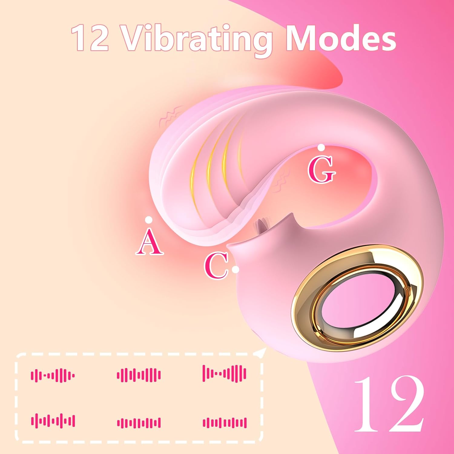 Bluetooth Rabbit Vibratiers for Couples. Wearable Vibrator. Waterproof. USB Quick Cable. Quiet. Gift for Her. SSD0306BT.498 - buysextoyth