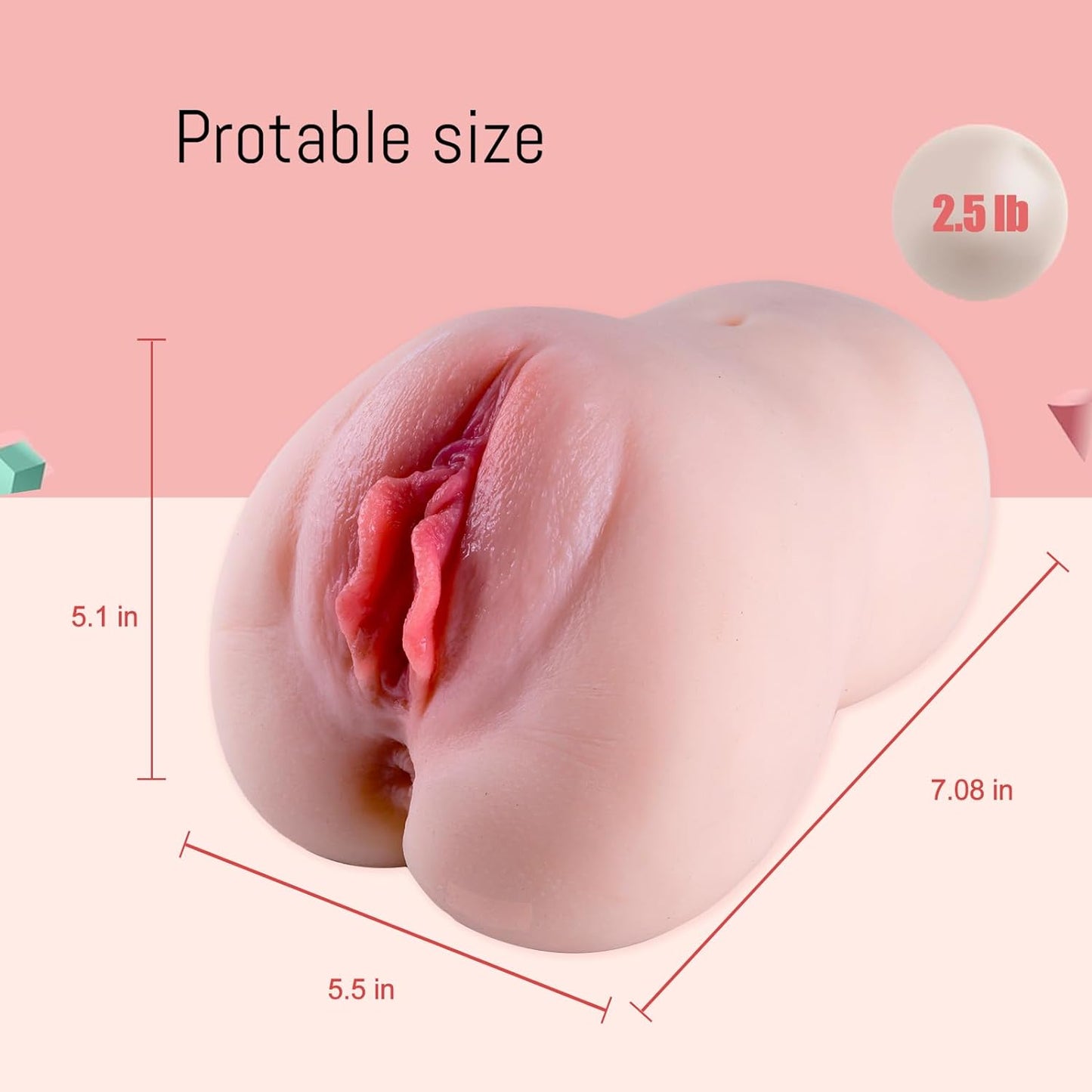 Automatic Male masturbator. 3 Sucking and 7 Vibrating Male Sex Doll. Pocket Pussy with 3D Realistic Pussy Vagina and Anus Channels. Anal Play Doll for Men.Male Sex Toys.Adult Toy for Men.Rechargeable - buysextoyth