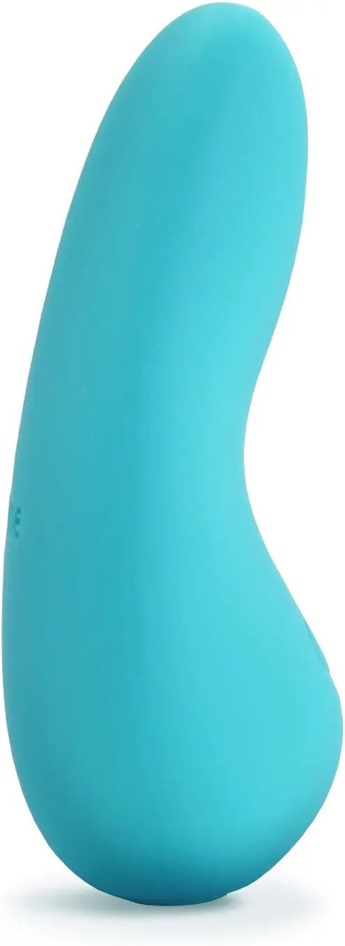 plusOne Mini Vibrator for Women - Made of Body-Safe Silicone. Fully Waterproof. USB Rechargeable - Personal Massager with 10 Vibration Settings. Teal - buysextoyth