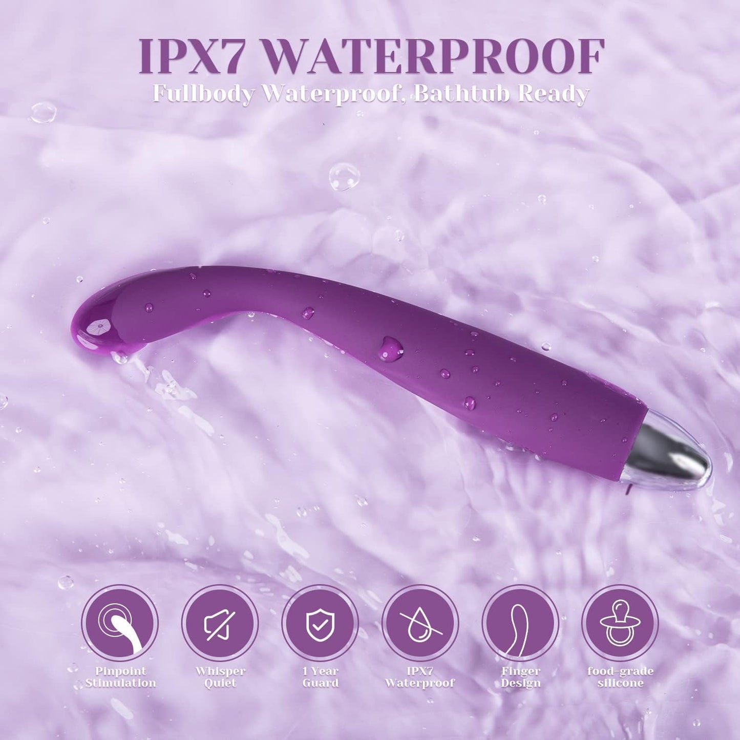 SVAKOM COCO G Spot Vibrator - 8 Seconds to Climax Finger Shaped Waterproof Vibes for Women - 5*5 Vibrations Clit Nipple Personal Massagers - Adult Female Sex Toys - buysextoyth