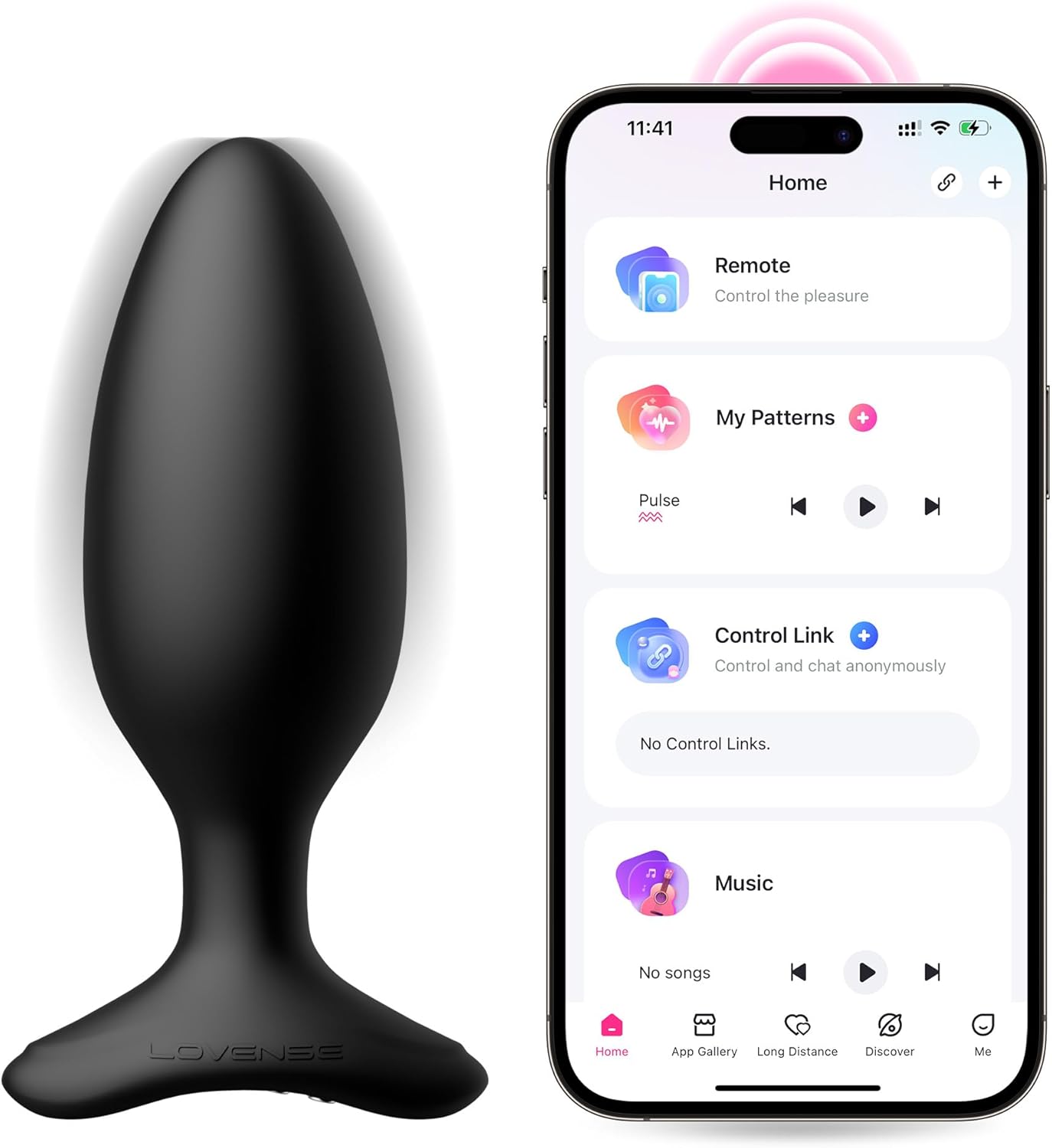 LOVENSE Hush 2 Vibrating Butt Plug 1.75. Silicone Anal Vibrator for Men with Remote Control. Waterproof and Rechargeable Big Plug Vibration Machine for Women. Adult Anal Plug Sex Toys for Couples - buysextoyth