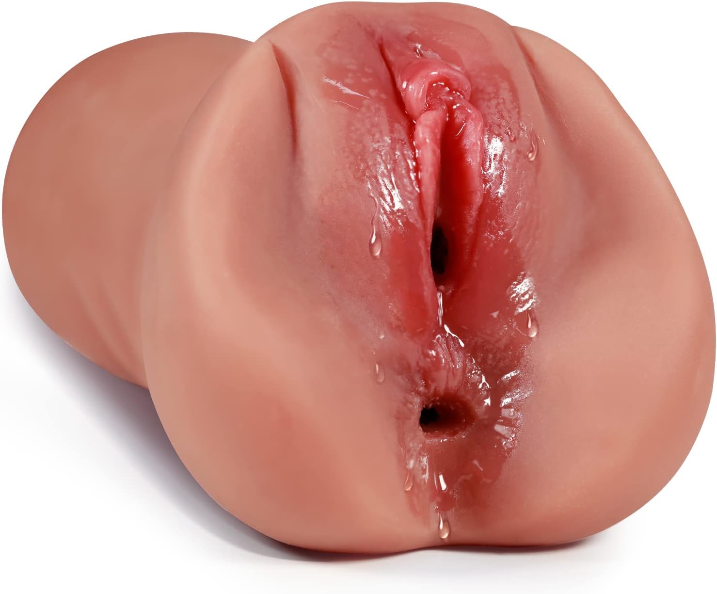 2 in 1 Male Masturbators with 3D Realistic Textured Pocket Pussy and Tight Anus Sex Stroker.Sex toys Adult Toy.Men's Blowjob Anal Play - buysextoyth