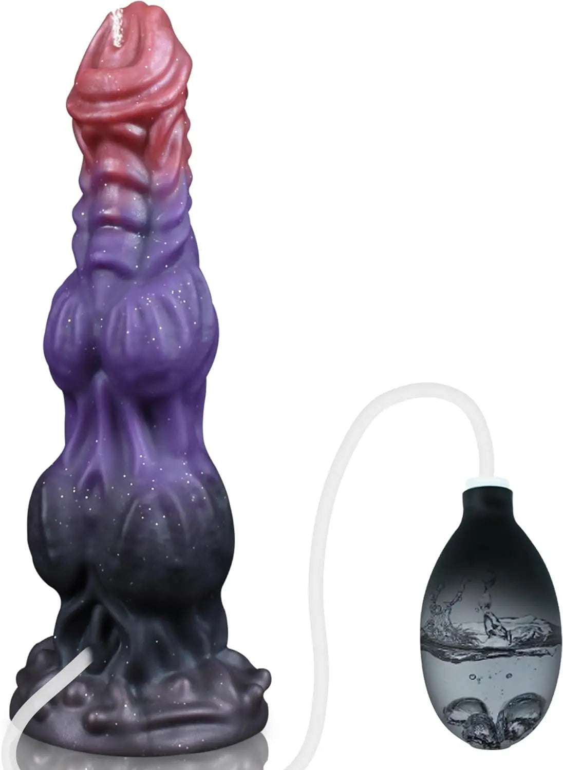 9.6 Monster Dildo Squirting Dildo Silicone Ejaculating Dildo with Knots. Fantasy Dildo Thick Dragon Dildo Horse Dildo with Strong Suction Cup. Huge Dog Dildo Soft Anal Dildo. Adult Toys for Women Men - buysextoyth