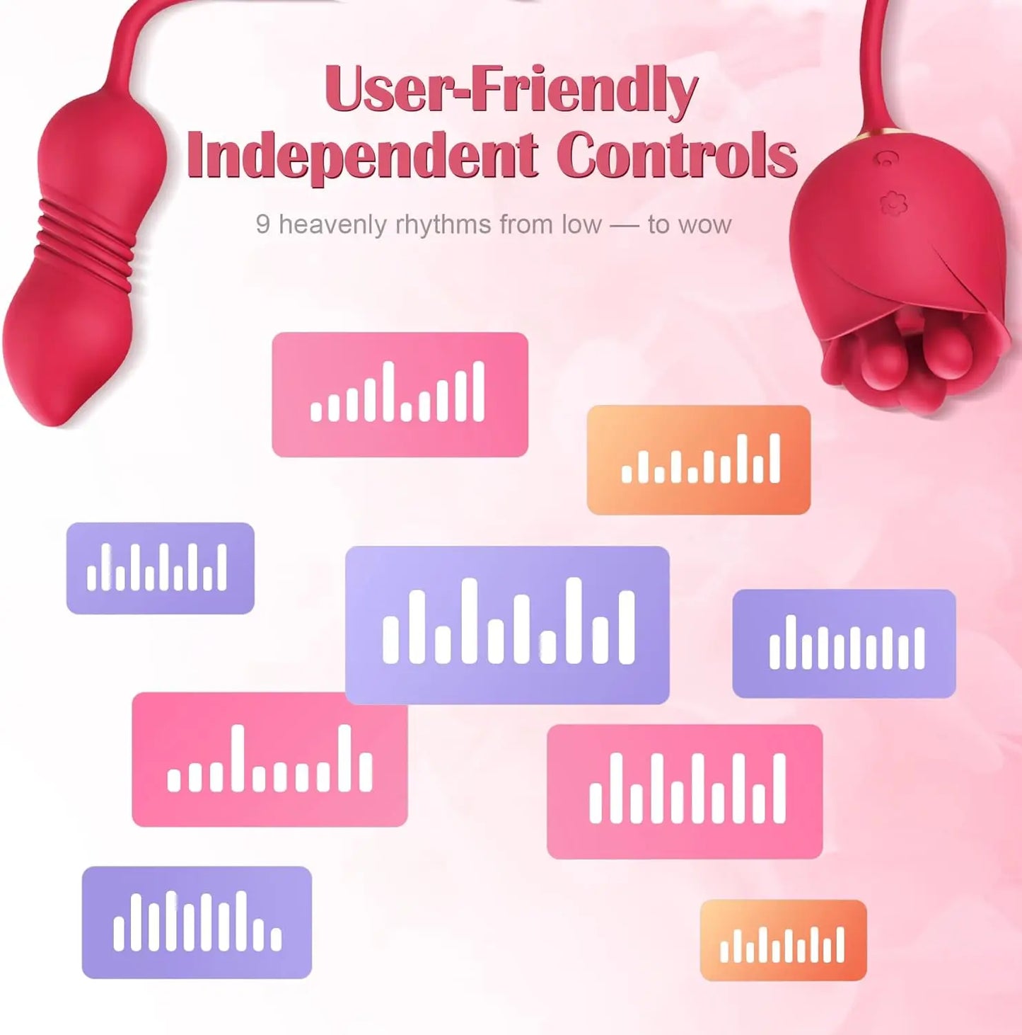 Sex Toys Rose Dildo Vibrator - Rose Sex Toy Thrusting Dildos. Fondling Vibrators Adult Toys. Female Vibrator Clitoris Stimulator. Couples Sexual Pleasure Stimulation Device. Consoladores Vibradores - buysextoyth