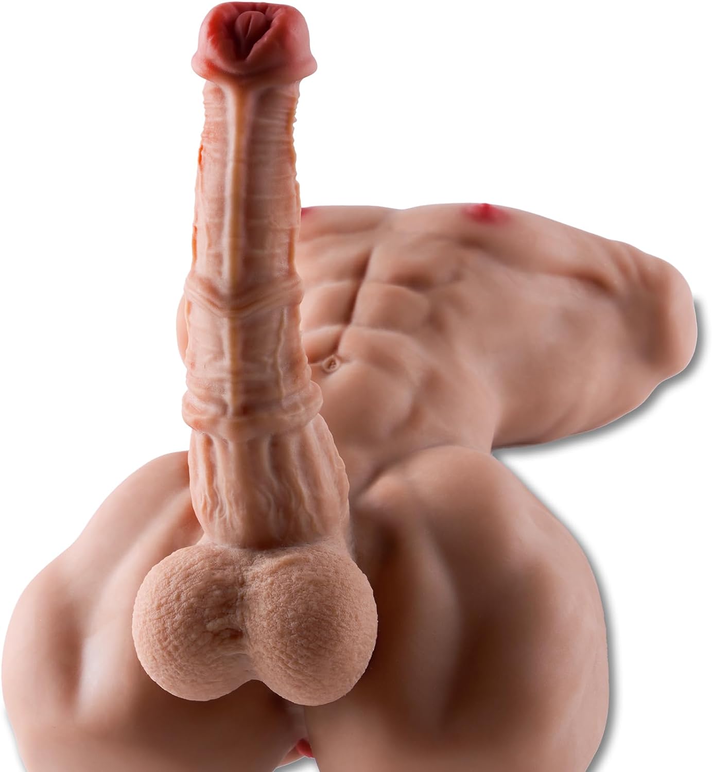 Sex Doll Muscular Men Torso Realistic Large Dildo Masturbator. Lifelike Thick Horse Big Dildo Sex Dolls with Big Butt Anal masturbators. Adult Couples Sex Toys (Brown) - buysextoyth