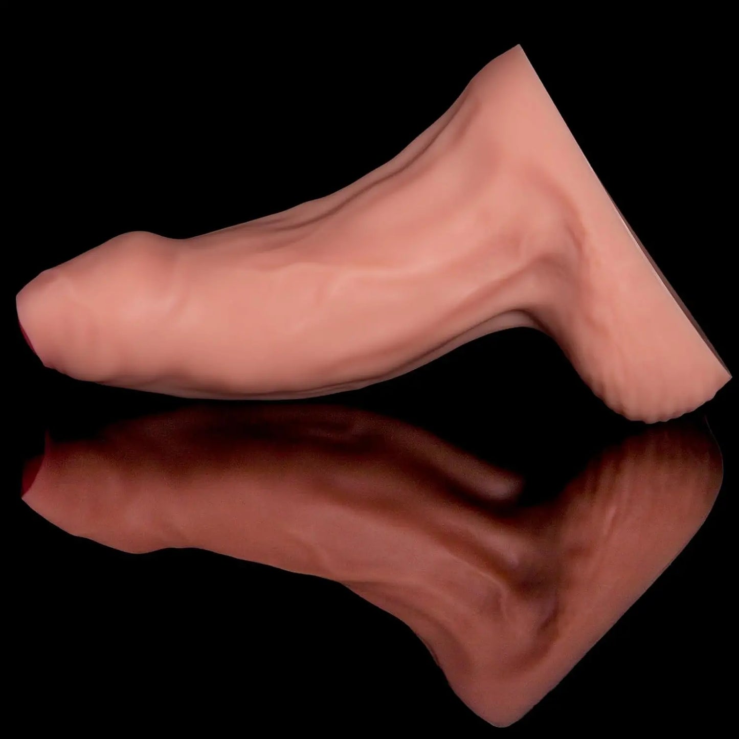 Huge Thick Uncut Dildo. 10 inch Realistic Uncircumcised Dildos with Double Density Silicone. XXL Dildo Giant Penis Foreskin Dildo Adult Sex Toy for Experienced Women Men Couple Anal Play - buysextoyth