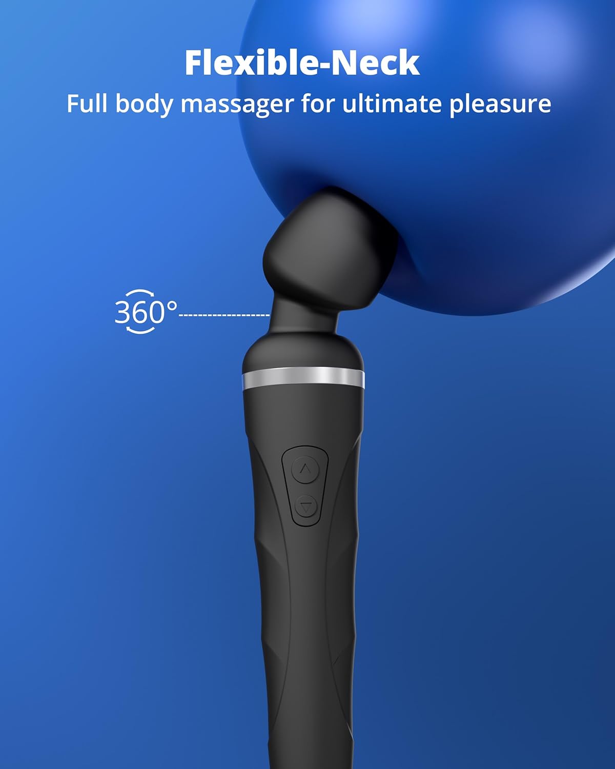 LOVENSE Domi 2 Wand Massager for Women Men. Classic Wand Vibrator. Powerful Stimulator with Dual Rotating Head. Bluetooth App Controlled. Customizable Vibrations Partner Play - buysextoyth