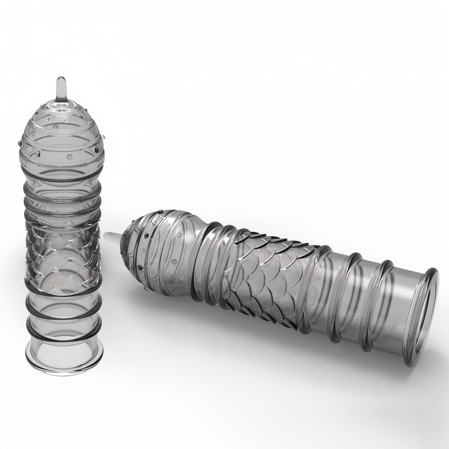 Crystal Men's Adult Sex Toy Penis Cover Sleeve Penis Extender Reusable Delay Ejaculation Add More Fun And Excitement For Men Women Couples - buysextoyth