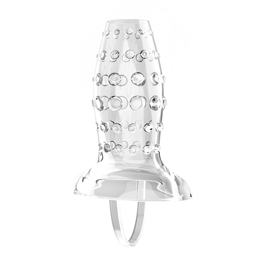 6PCS Penis Extender Erection Condoms Reusable Penis Sleeve Dick Enlargement Sex Toys Cock Ring for Men Delayed Ejaculation Toys - buysextoyth