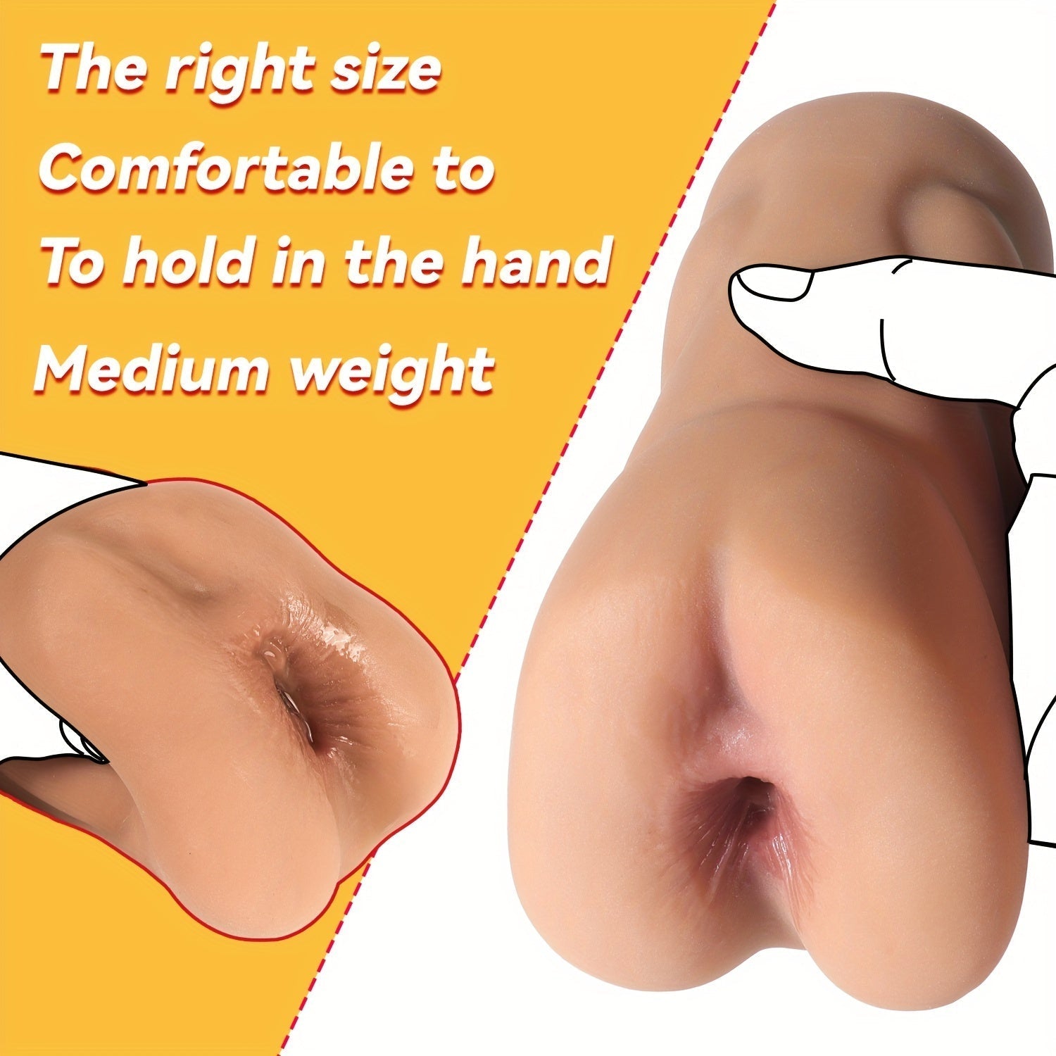 TPE Anal Passage Finger Sleeve - Handheld Anal Sex Toy. 1:1 Anus Restoration. No Battery Needed. for Adults - buysextoyth