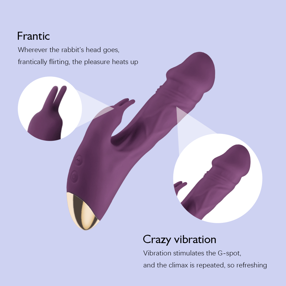 7 Speed Vibrator ช่องคลอดหญิง Ejaculation นวด G -Spot Vibrator Clitoris กำจัดกระตุ้นผู้หญิงสำเร็จความใคร่ของเล่น - buysextoyth