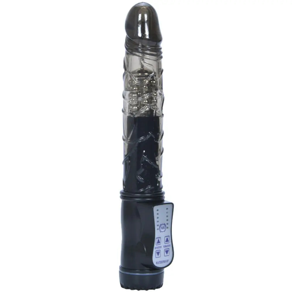 7 Frequency Vibration Female Masturbation Device Vibration Swing Frequency Conversion Black Overlord AV Turn Bead Bar - buysextoyth