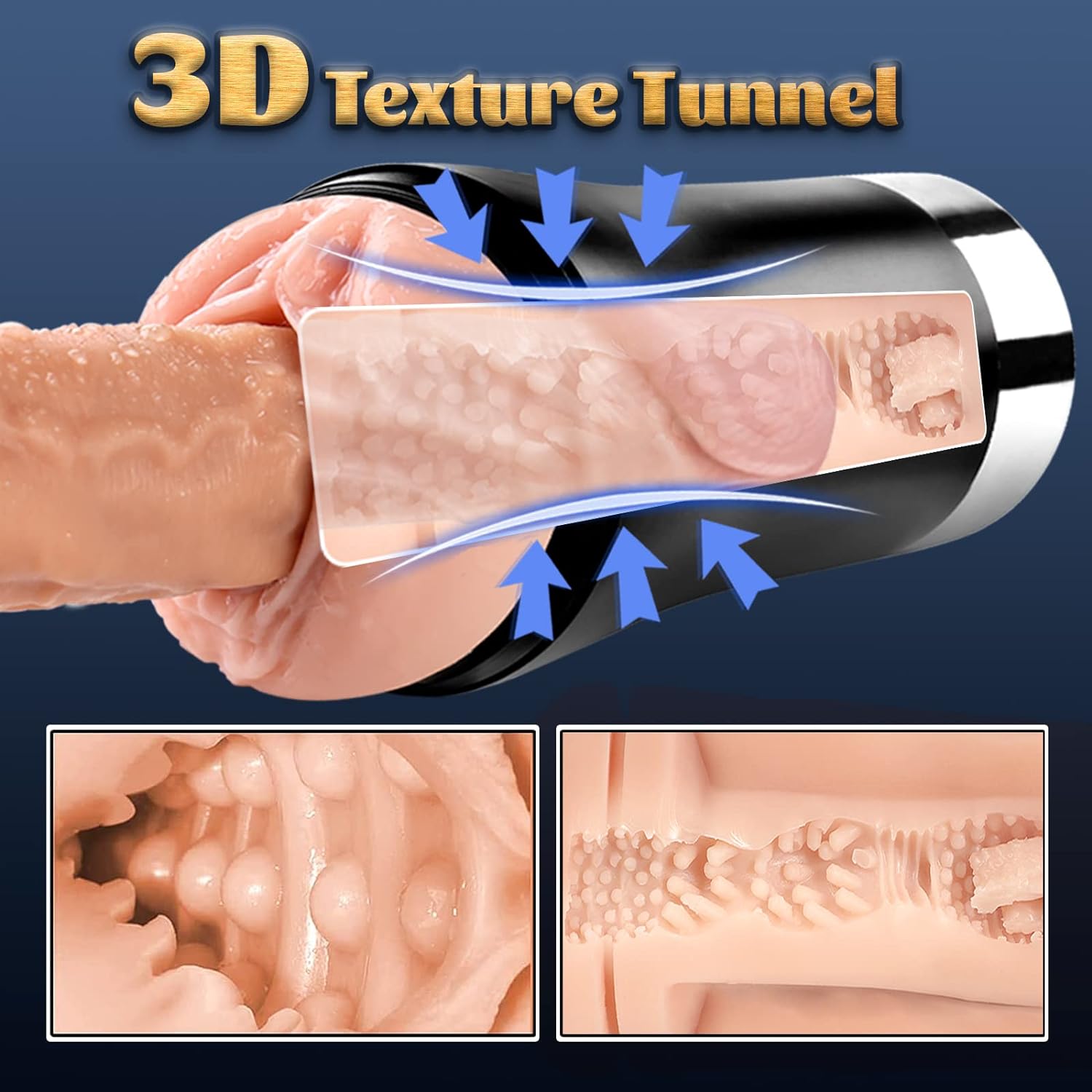 Male Masturbator Sucking Toys Cup Tight Vagina Tunnel Oral Sex Toys.Pocket Pussy for Men Blow-Job Sex Machine. Male Masterburbter Stroker 3D Realistic Textured Vagina Toys. Adult Sex Toys for Men - buysextoyth