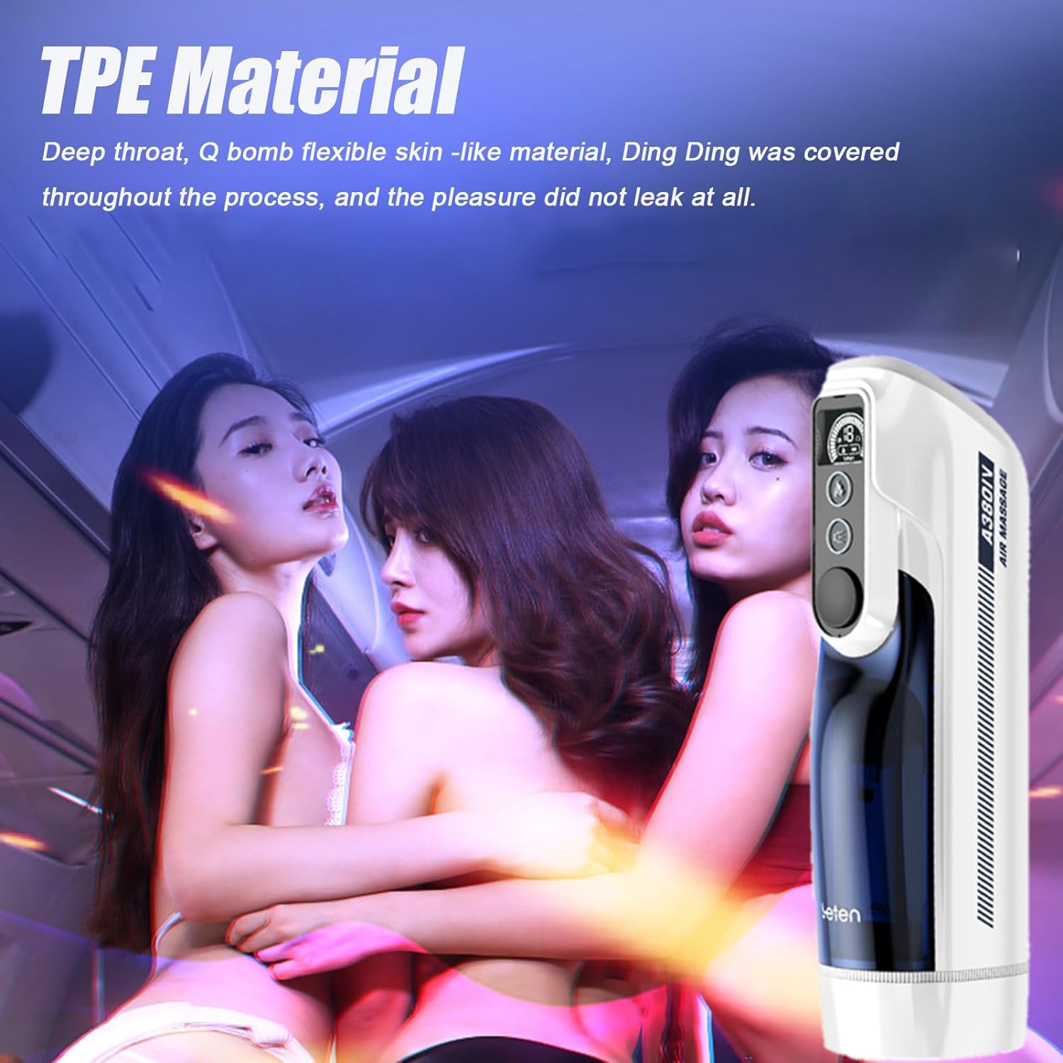 Men Sex Toy Men's Sex Toys Pussy Pump Automatic Male masturbator Male Toy Adult Pussy Stroker Toy with Thrusting & Sucking Vibrating Modes Pussy Penis Suction Pump Sleeve Electric Toys Men Pleasure - buysextoyth