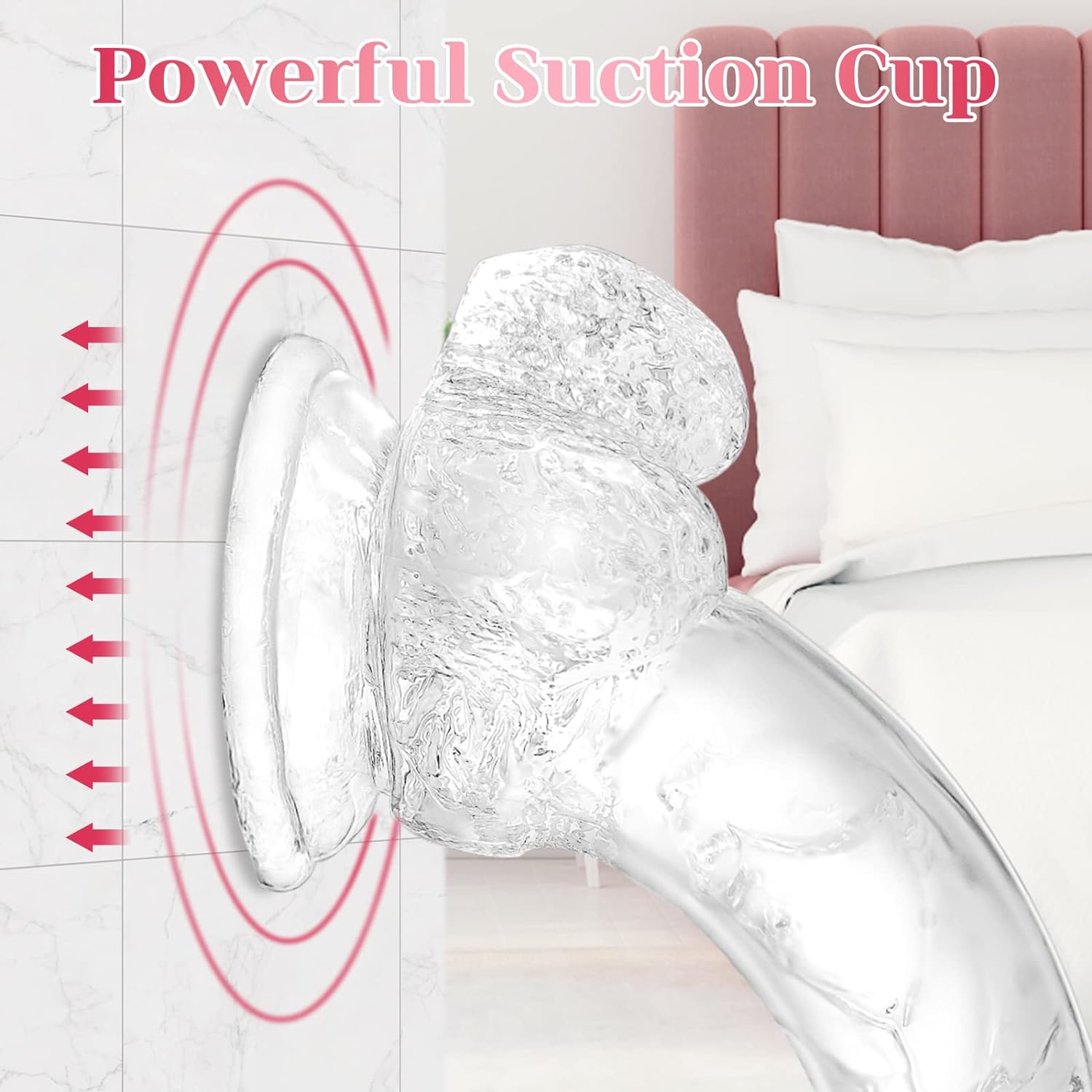7.3 inch Soft dilod. Dildos.Realistic Dildo. Human Safety Material. with Powerful Suction Cups. Suitable for Women/Men/Gay. Adult Toys for Women or Beginer - buysextoyth