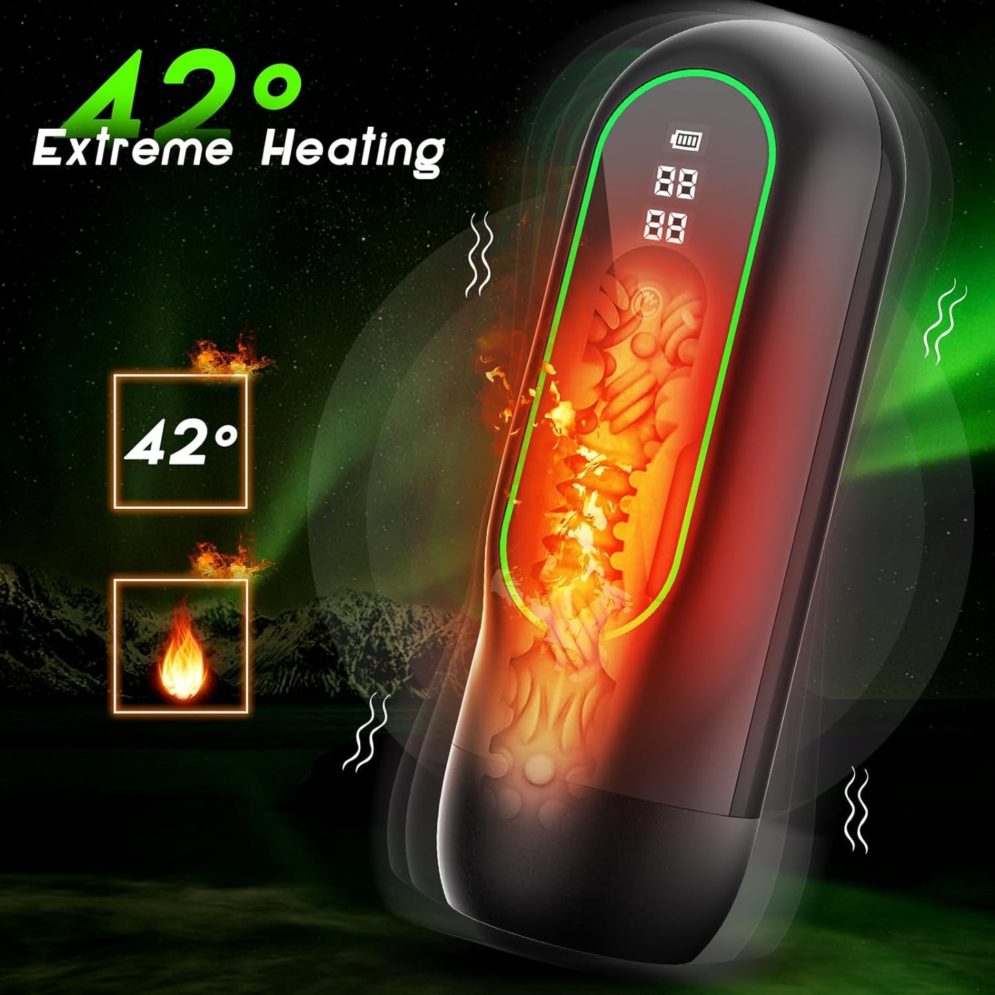 Automatic Male Masturbator Sex Toys for Men. Sucking & High-Speed Thrusting & Vibration & Heating Masturbation. Electric Pocket Pussy Stroker with LCD Display Penis Pump. Adult Toy Sex Blowjob Machine - buysextoyth