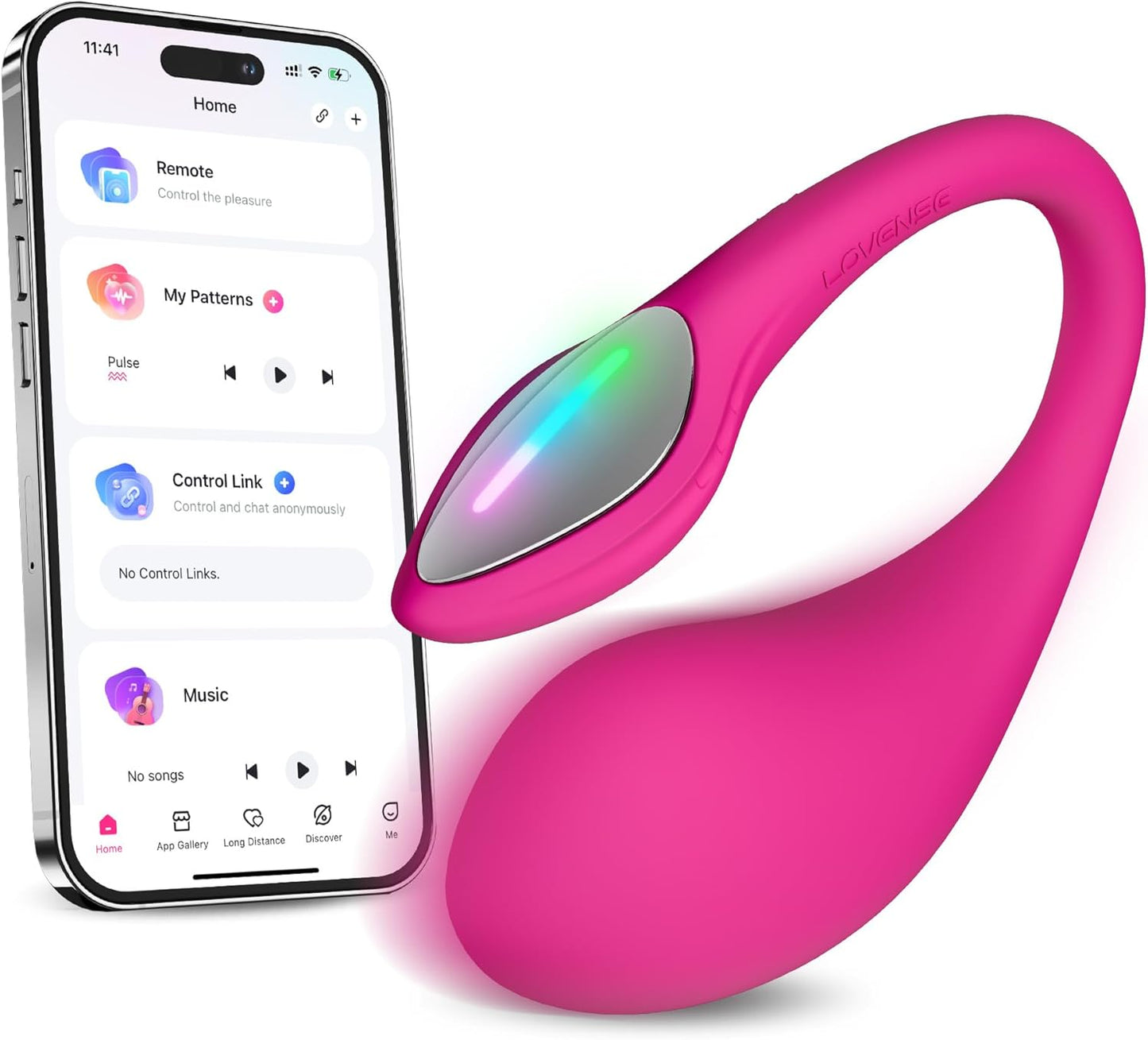 LOVENSE Lush 4 Remote Control G-spot Vibrator. Wearable Long Distance Adult Sex Toys - buysextoyth