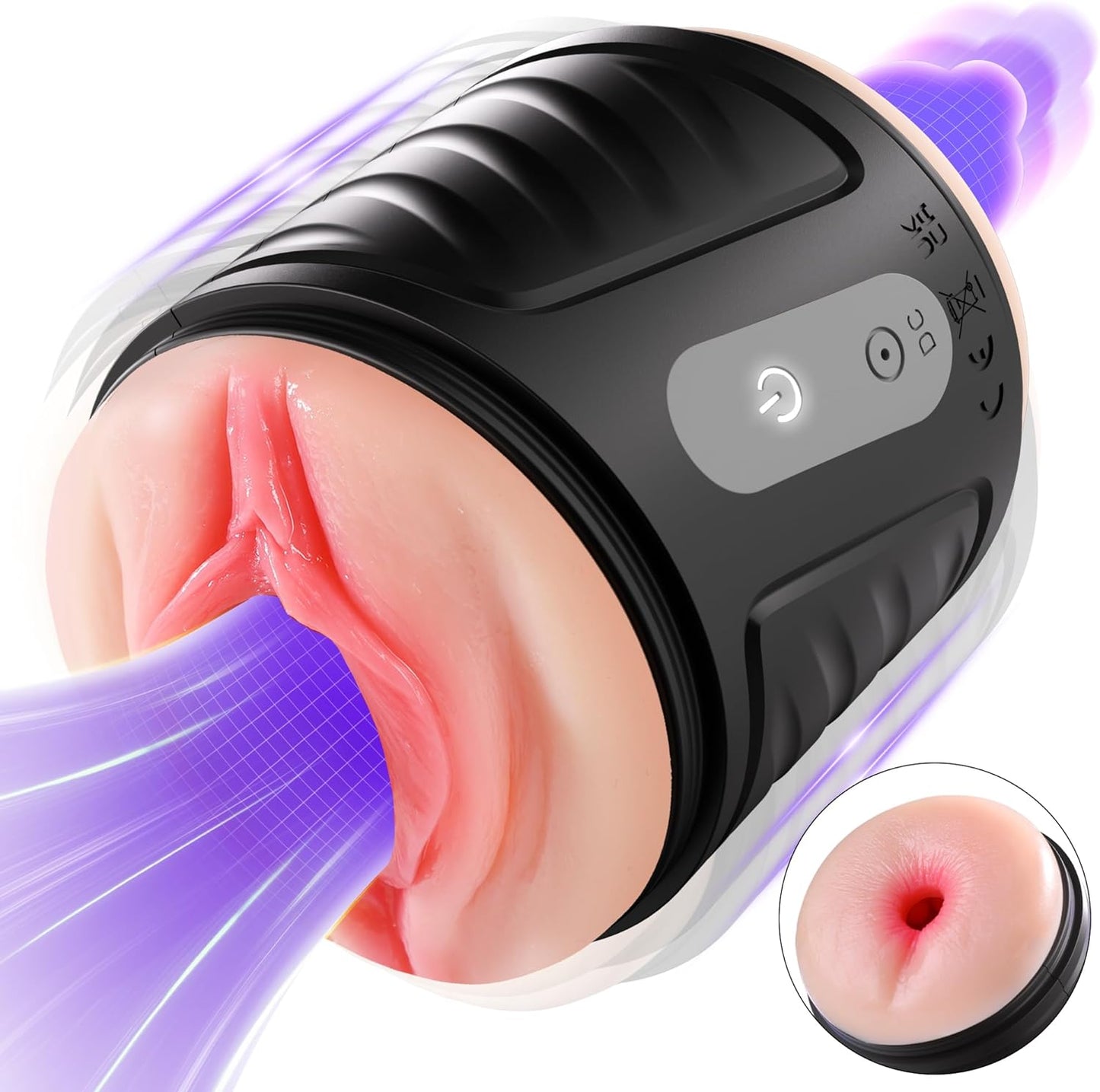 Male Masturbator Sex Toys for Men. Lifelike Adult Male Sex Toys 10 Vibrations. Sex Toy for Men Open-Ended Penis Pump Fleshy Textured Adult Toys for Men. Sex Machine Male Vibrators Stroker Realistic - buysextoyth