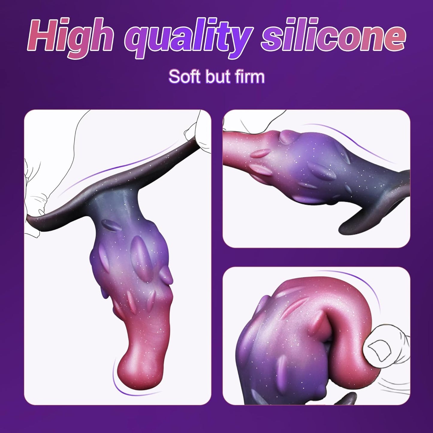Butt Plug Set Anal Plug Prostate Massager. Wearable Anal Training Set Sex Toys Kit with T-Base - buysextoyth