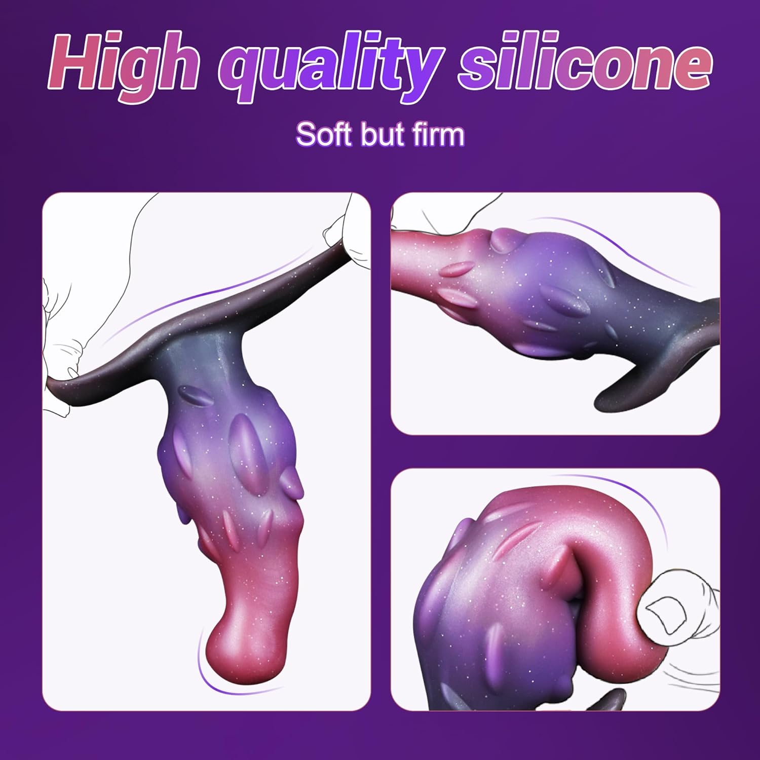 Butt Plug Set Anal Plug Prostate Massager. Wearable Anal Training Set Sex Toys Kit with T-Base - buysextoyth