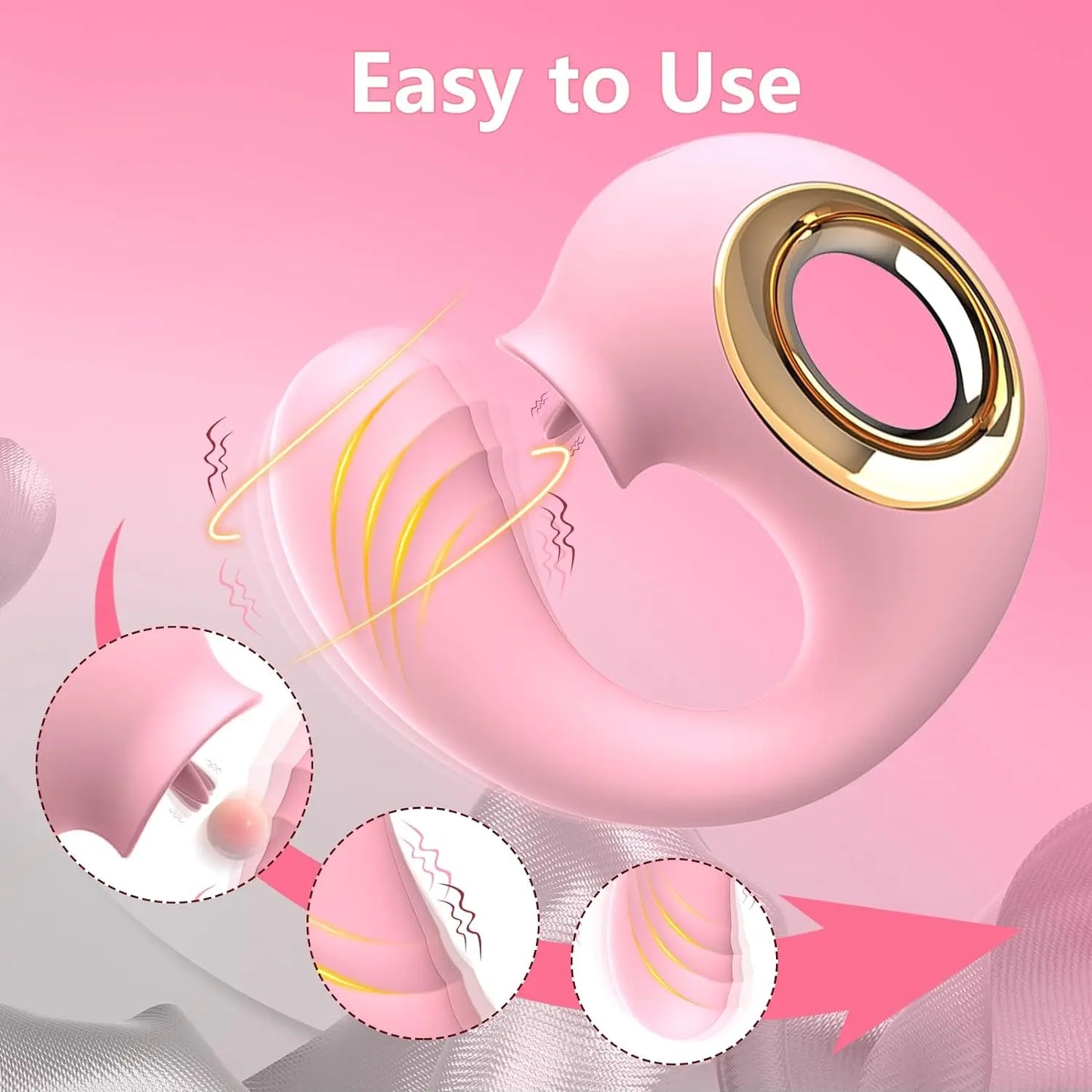 Bluetooth Rabbit Vibratiers for Couples. Wearable Vibrator. Waterproof. USB Quick Cable. Quiet. Gift for Her. SSD0306BT.498 - buysextoyth