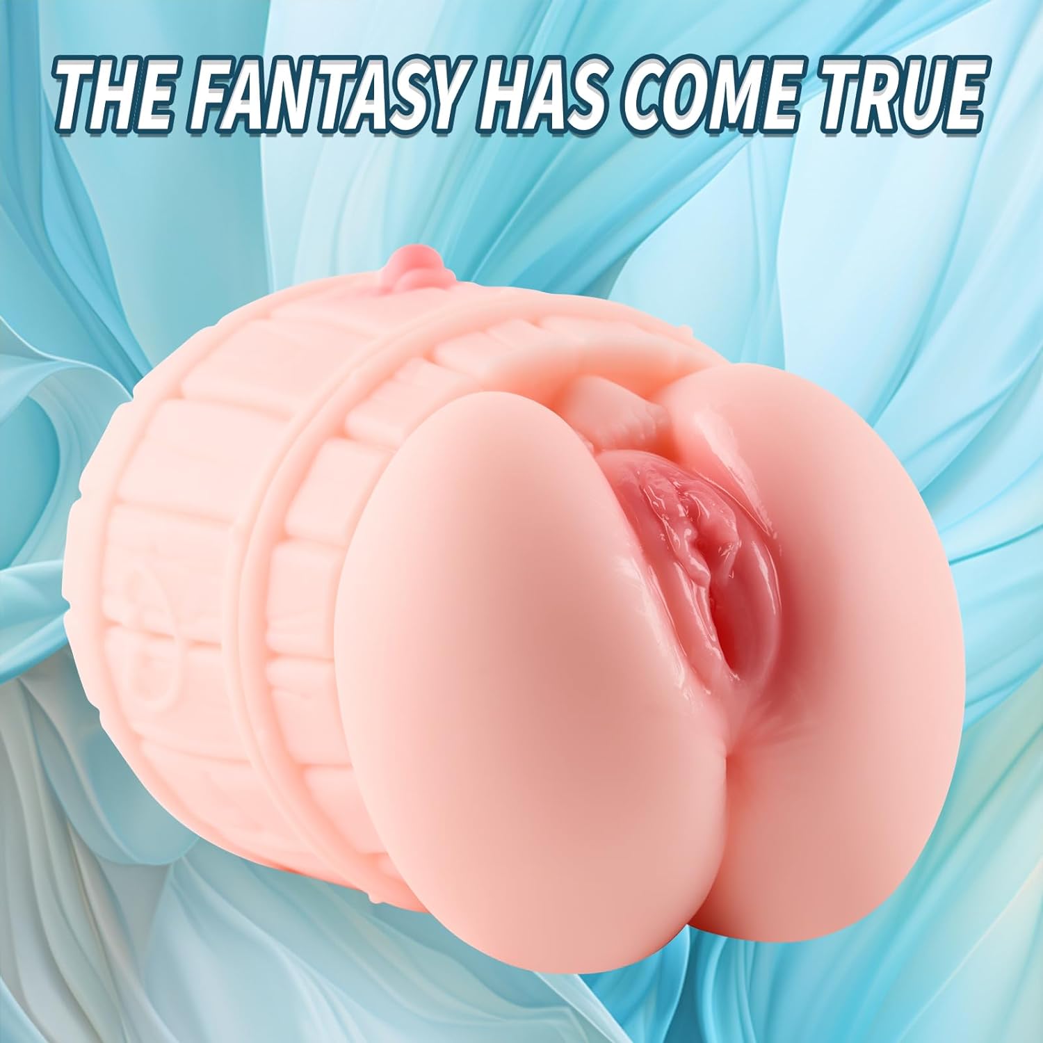 2LB Pocket Pussy Toy Male Masturator. Female Sex toy Girl Stuck in Barrel with Fake Pussy. 3D Realistic Sex toys for Men with Barrel Sex Torso. Male Sex Toy for Men Masturbation - buysextoyth