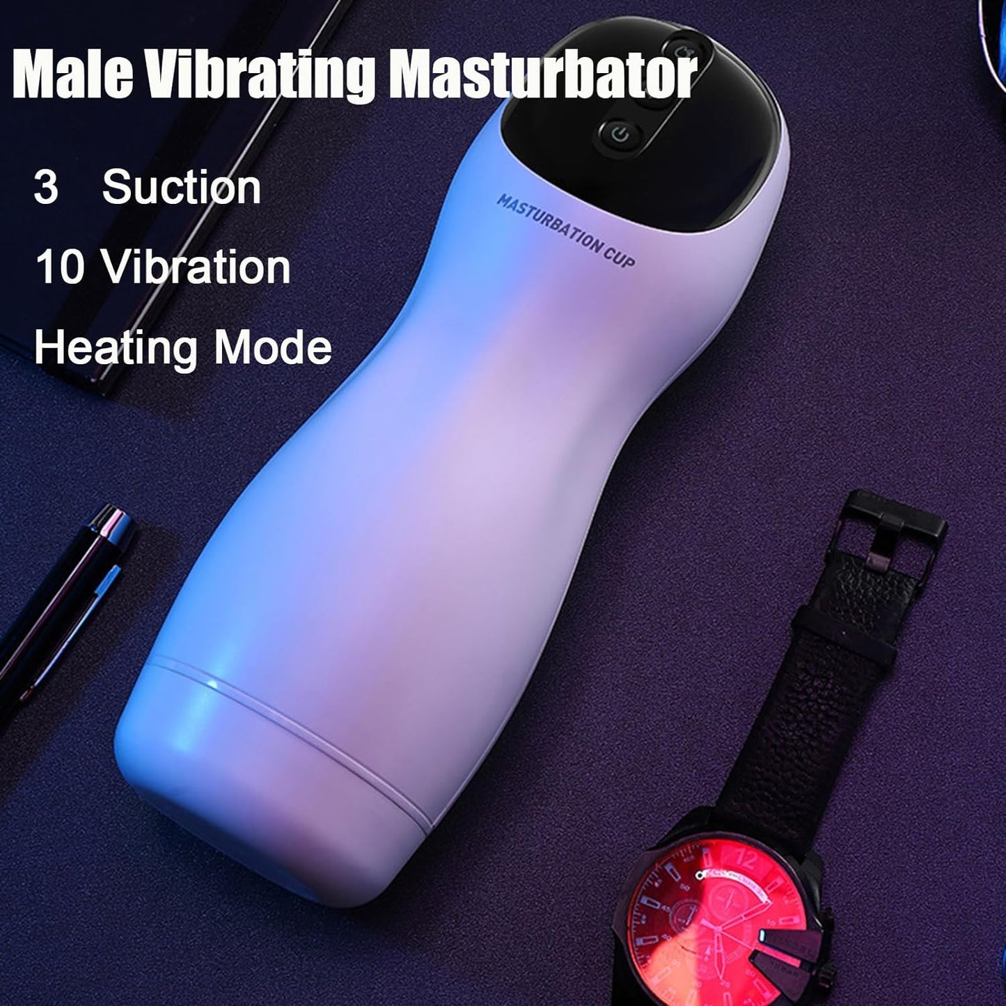 Automatic Male Masturbate Adult Toys Men Male Realistic Stroker with Vibrating & Thrusting Modes Male Vibrating Sucking Pocket Pussy Masturbator Stroking Toy Adult Sex Toys for Men - buysextoyth