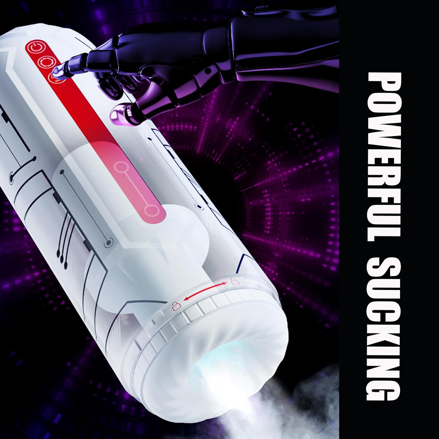 Auto Stroker Toy Male Vibrating Sucking Automatic Male Masterbator Mens Pocket Pussy Adult Sex Toys for Men Adult Toys for Men Man Masturbation Cup Hands Free Pocket Pussy Stroker with Vibrating - buysextoyth