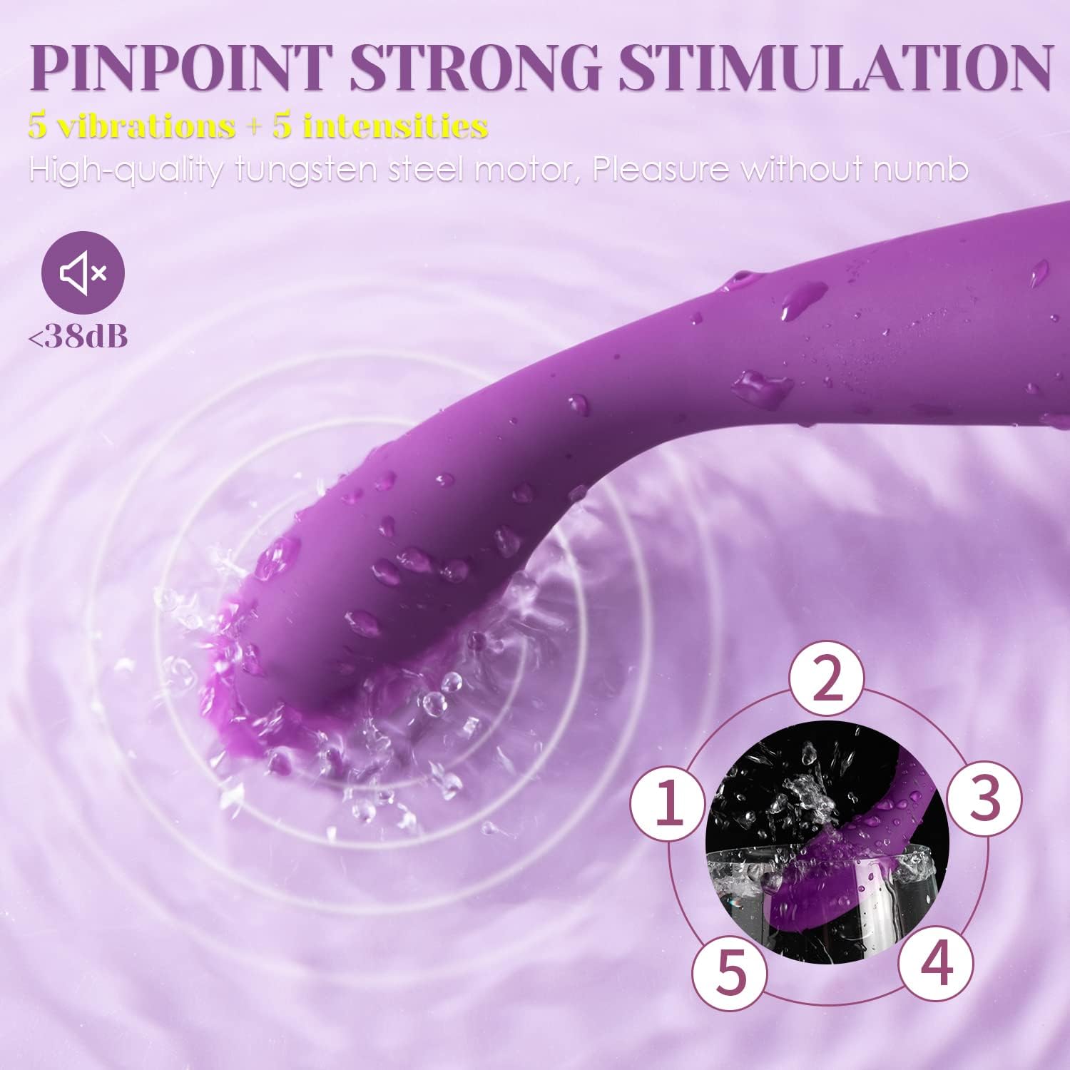 SVAKOM COCO G Spot Vibrator - 8 Seconds to Climax Finger Shaped Waterproof Vibes for Women - 5*5 Vibrations Clit Nipple Personal Massagers - Adult Female Sex Toys - buysextoyth