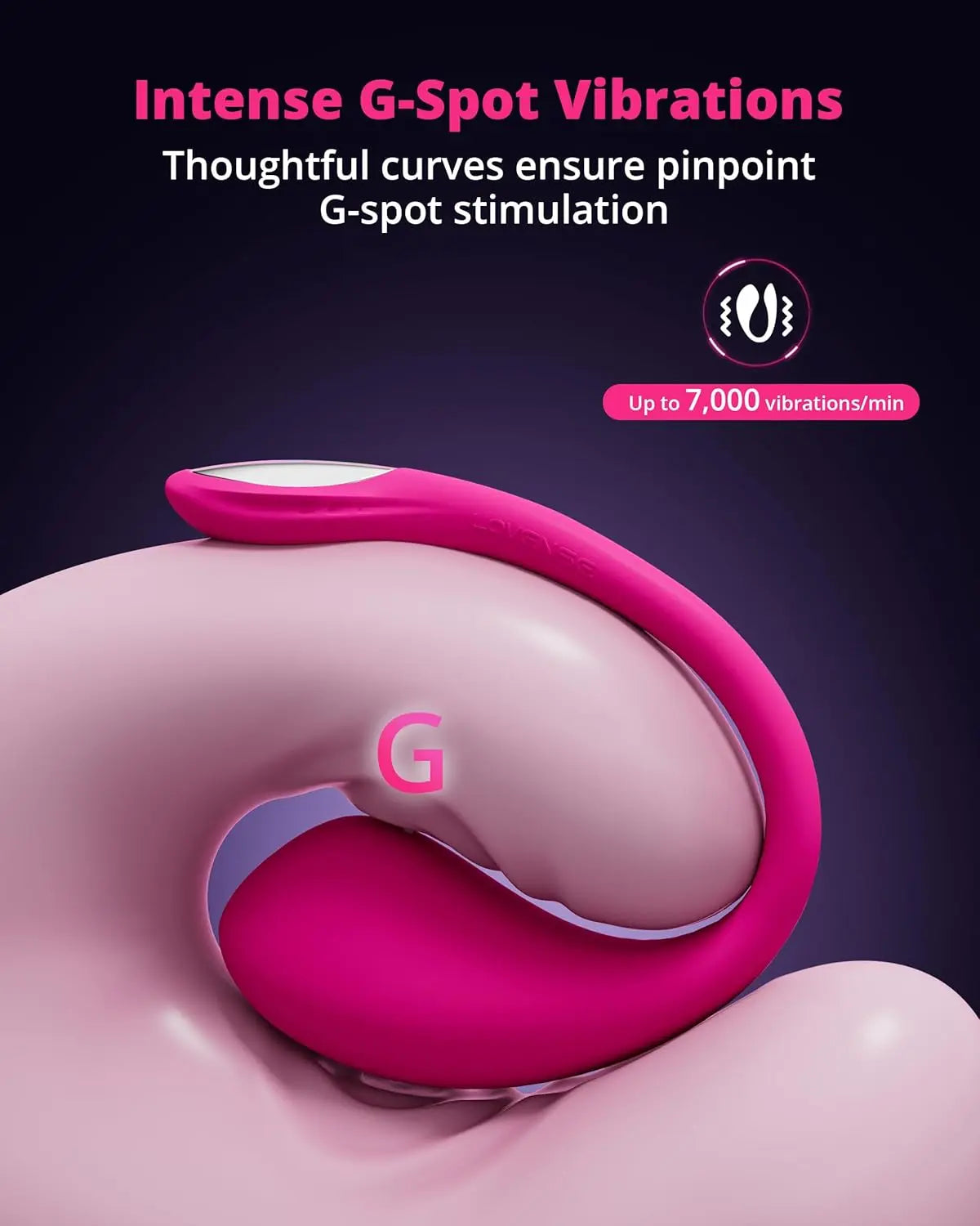 LOVENSE Lush 4 Remote Control G-spot Vibrator. Wearable Long Distance Adult Sex Toys - buysextoyth