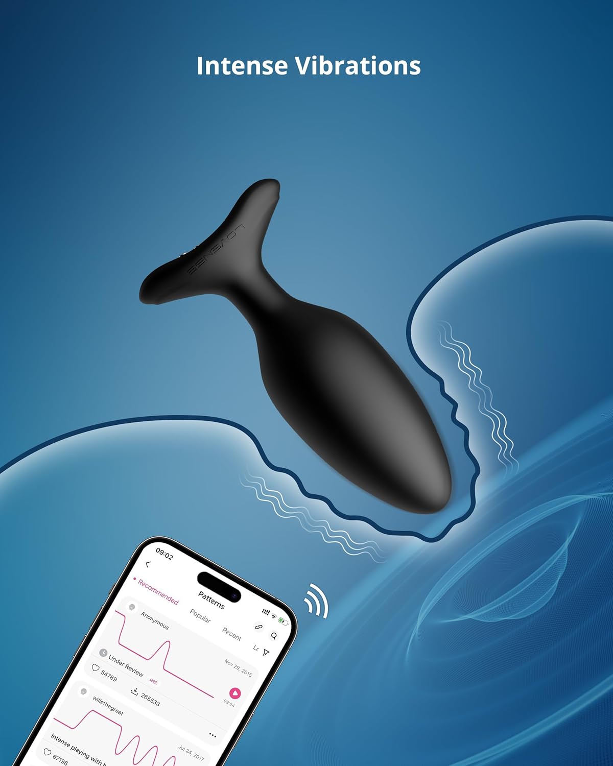 LOVENSE Hush 2 Vibrating Butt Plug 1.75. Silicone Anal Vibrator for Men with Remote Control. Waterproof and Rechargeable Big Plug Vibration Machine for Women. Adult Anal Plug Sex Toys for Couples - buysextoyth