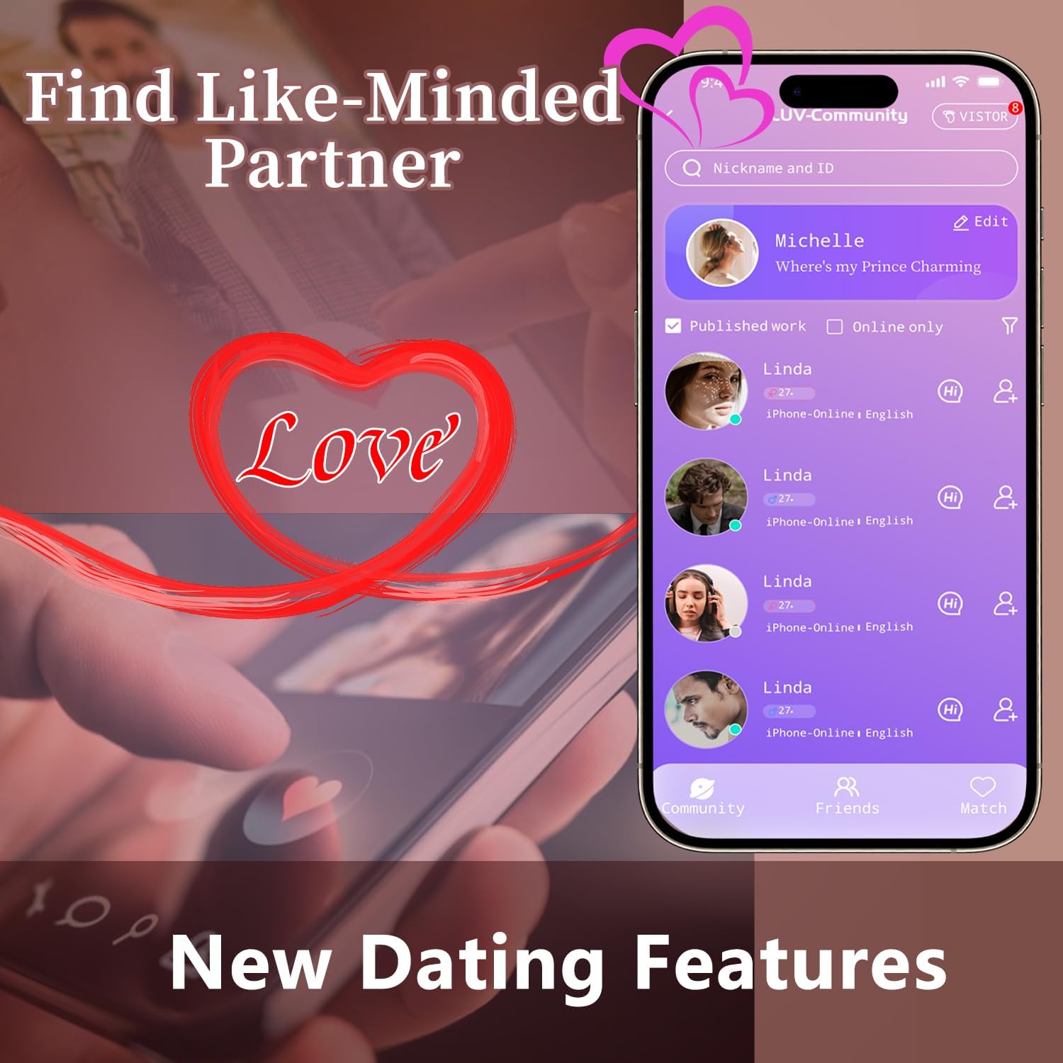 Realistic Dildo Vibrator APP Remote Control Adult Sex Toy Suction Cup 9 Vibrations 3 Thrusting Rotating Swing Heating Modes for 18+ Women - buysextoyth