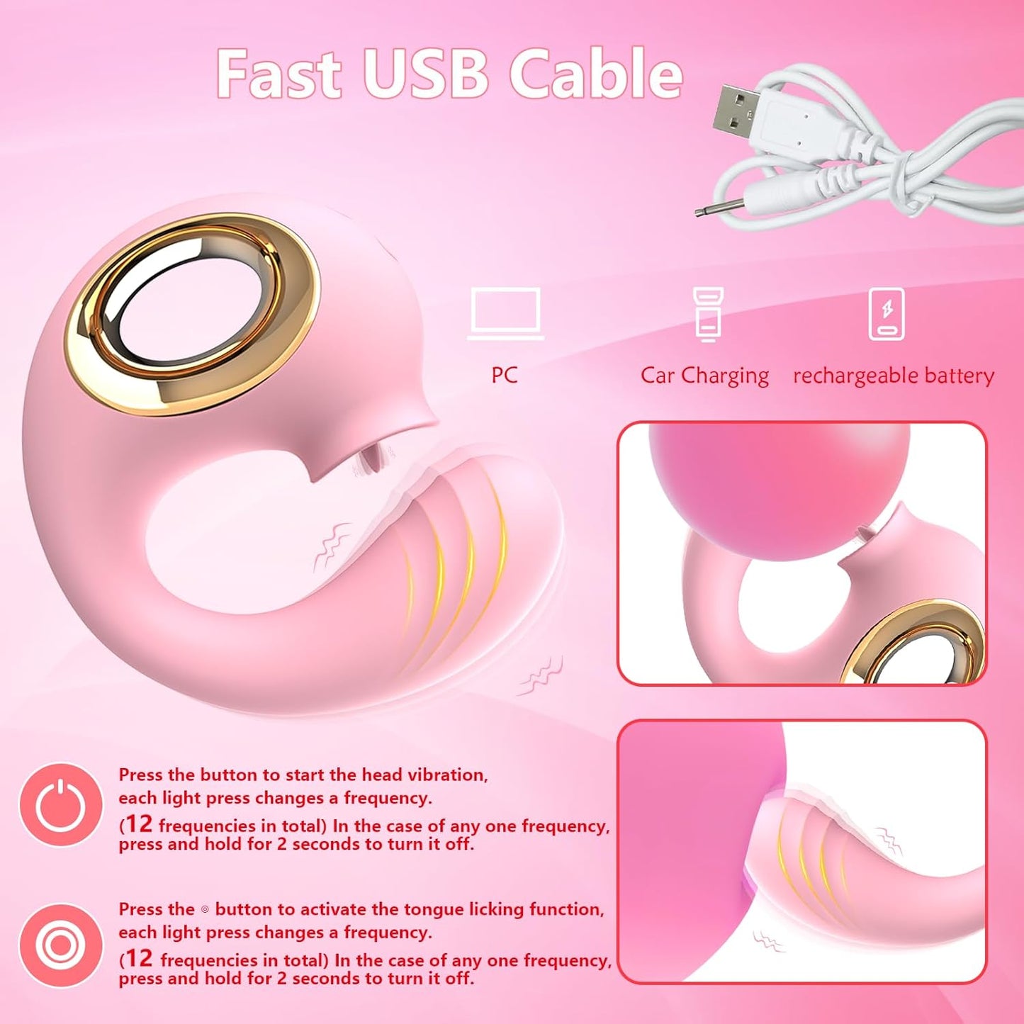 Bluetooth Rabbit Vibratiers for Couples. Wearable Vibrator. Waterproof. USB Quick Cable. Quiet. Gift for Her. SSD0306BT.498 - buysextoyth