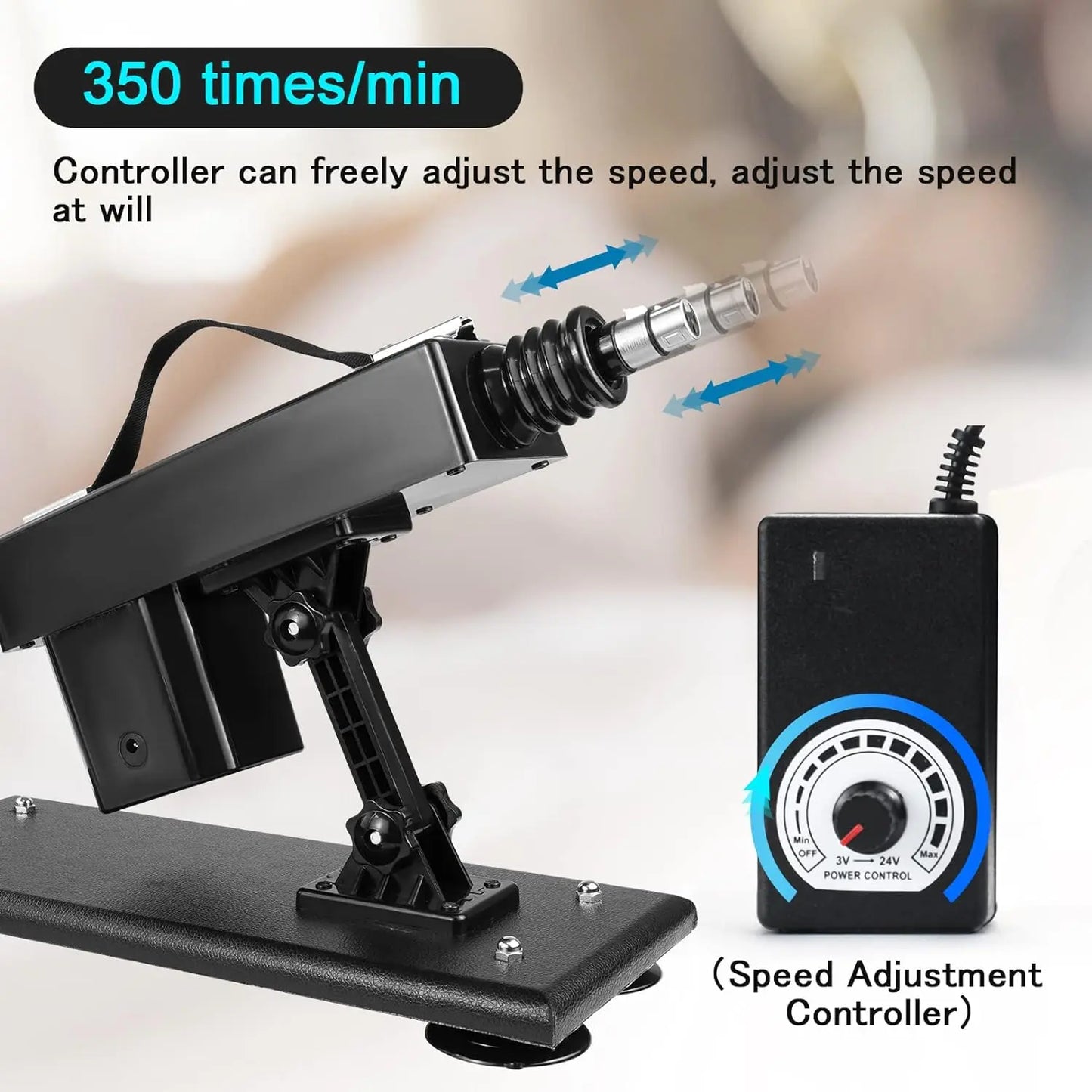 Sex Machine.Automatic Thrusting Dildo Machine with 3XLR Attahcments.Adjustable Sex Toys for Women Men and Couples - buysextoyth