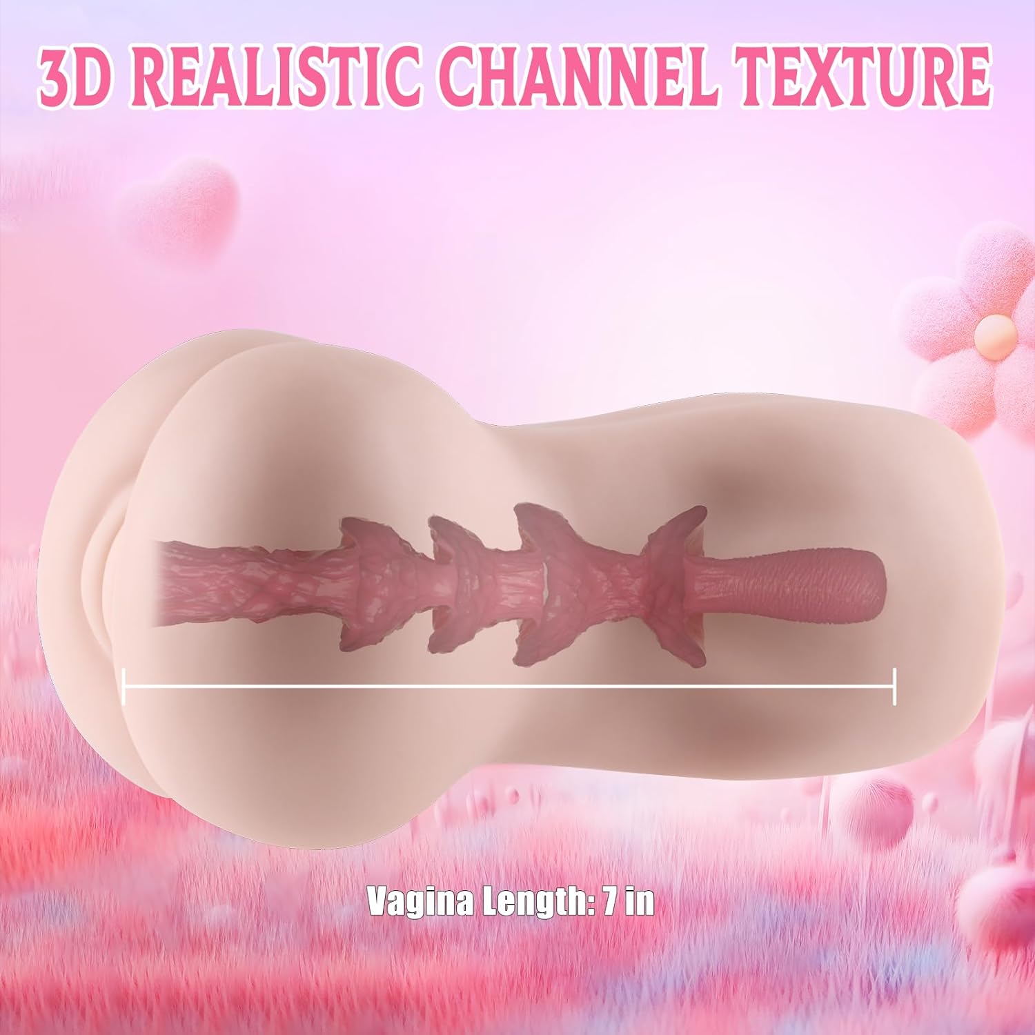 Flexibility Pocket Pussy Lifelike 3D Textured Vagina Masturbating Sex Toy for Men Realistic Loli GirlTextured Man Masturbation Adult Mini Torso Love Doll Pussies Stroker for Pleasure - buysextoyth