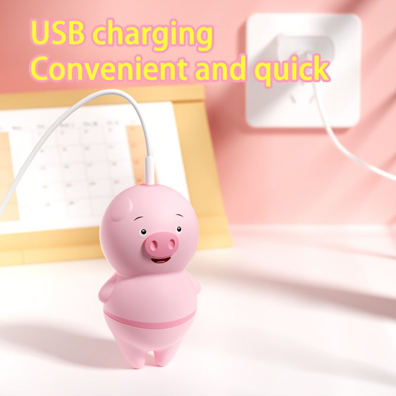 Sexual SM Products Tongue Licking Pig Second Generation USB Vibrator Female Use Suction Massage Toy Second Wave Sex Masturbator Male Sex Accessories - buysextoyth