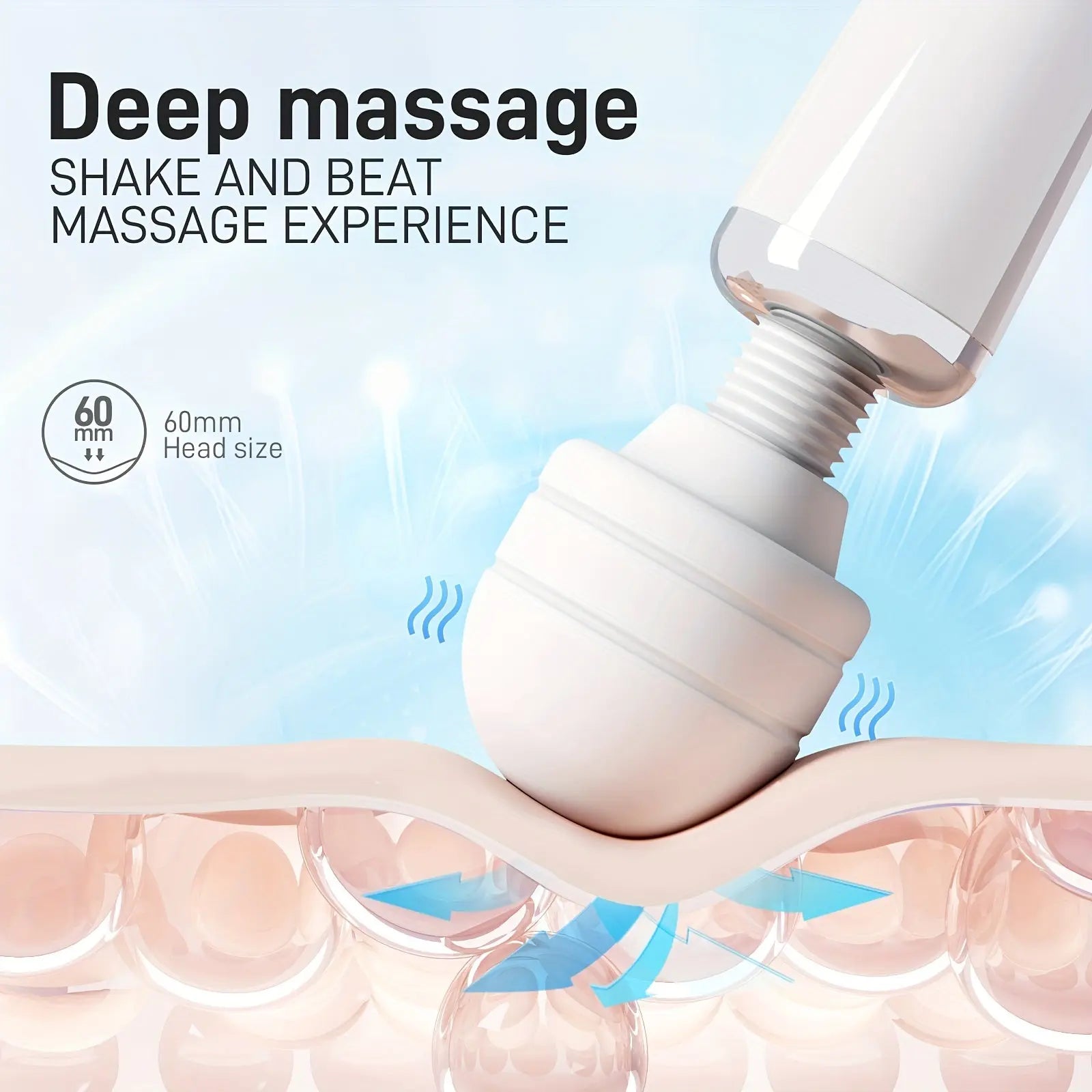 AV Vibrating Stick USB Rechargeable 20 Frequency Vibrating Massage Stick 12.9in Masturbation Stick Sex Toy For Men And Women - buysextoyth