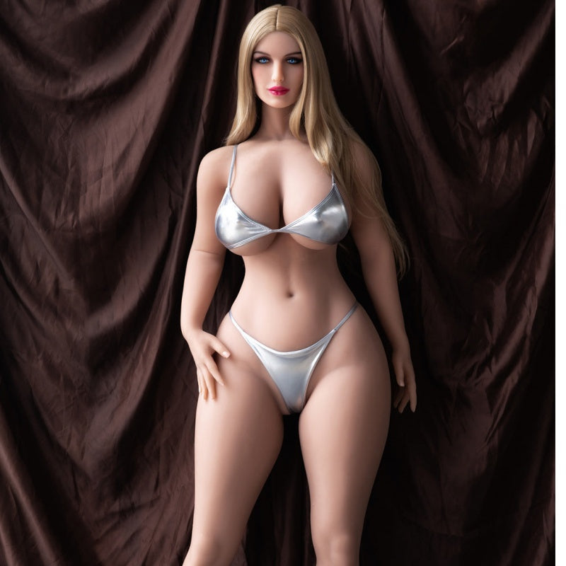 Thailand/Nonthaburi Stock-164cm TPE  Full Size Adult Blonde Chubby Sex Doll NO.1041 - buysextoyth