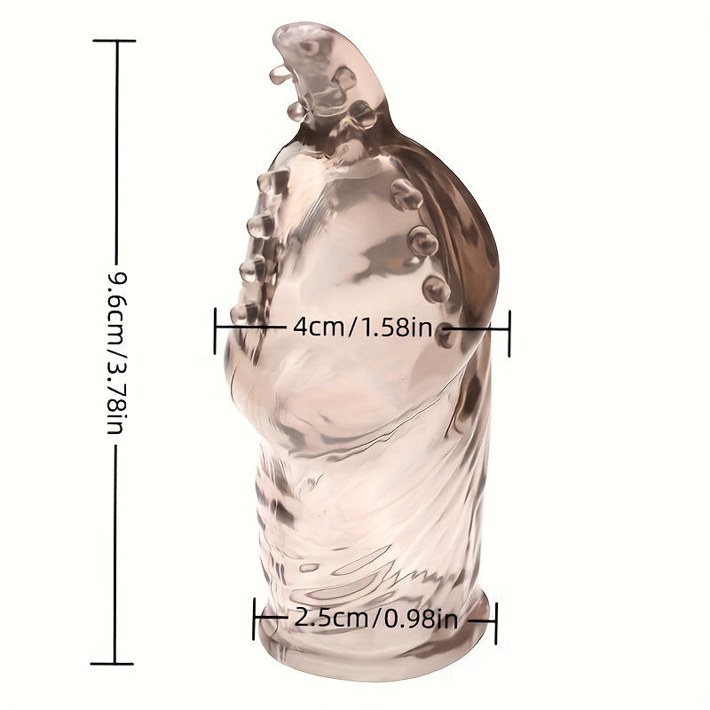 TPE Glan Cover Penis Sleeve Delay Ejaculation G-spot Stimulation adult Sex Toys For Men And Women - buysextoyth