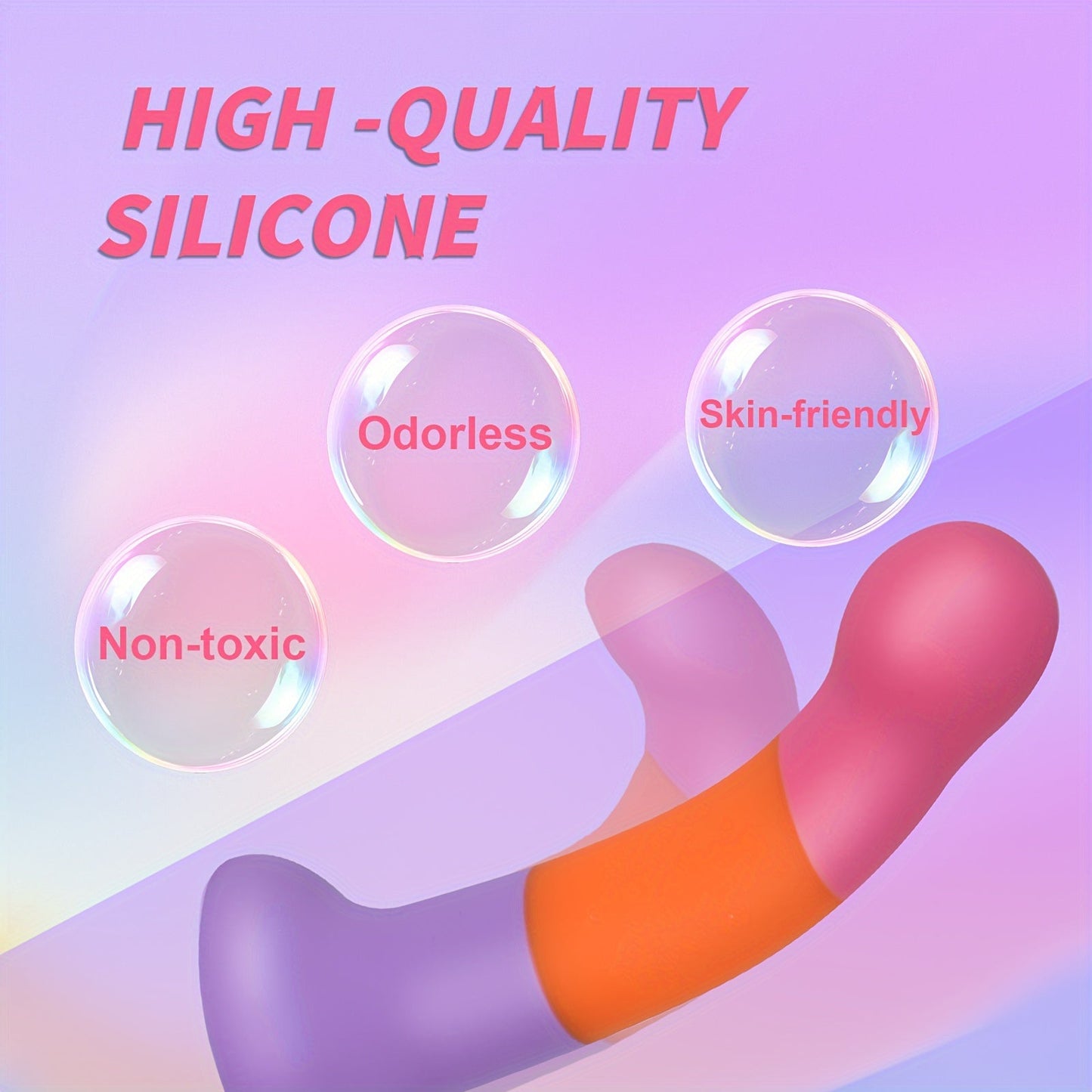 6.1 Liquid Silicone Anal Plug - Realistic Soft Dildo With Strong Suction Cup For Hands-Free G-Spot Stimulation. Latex-Free Adult Sex Toy For Men & Women - buysextoyth