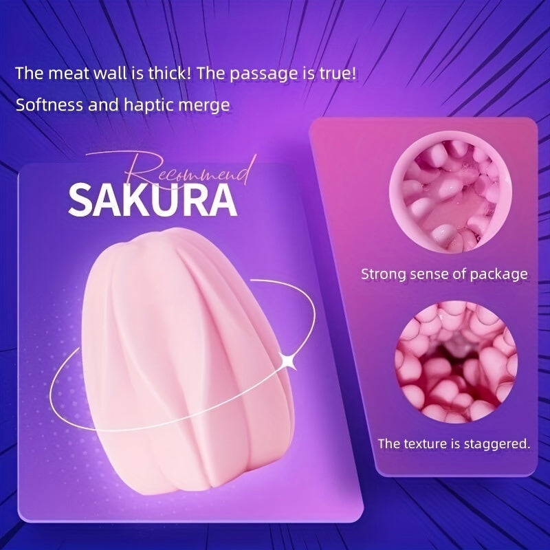 Masturbation Cup Cherry Blossom Series. Comes With Exquisite Storage Box. Easy To Carry When Going Out. Easy To Clean. Can Be Used Repeatedly. With 3D Realistic Texture Inner Liner. Super Soft And Elastic. Adult Male Sex Toys - buysextoyth
