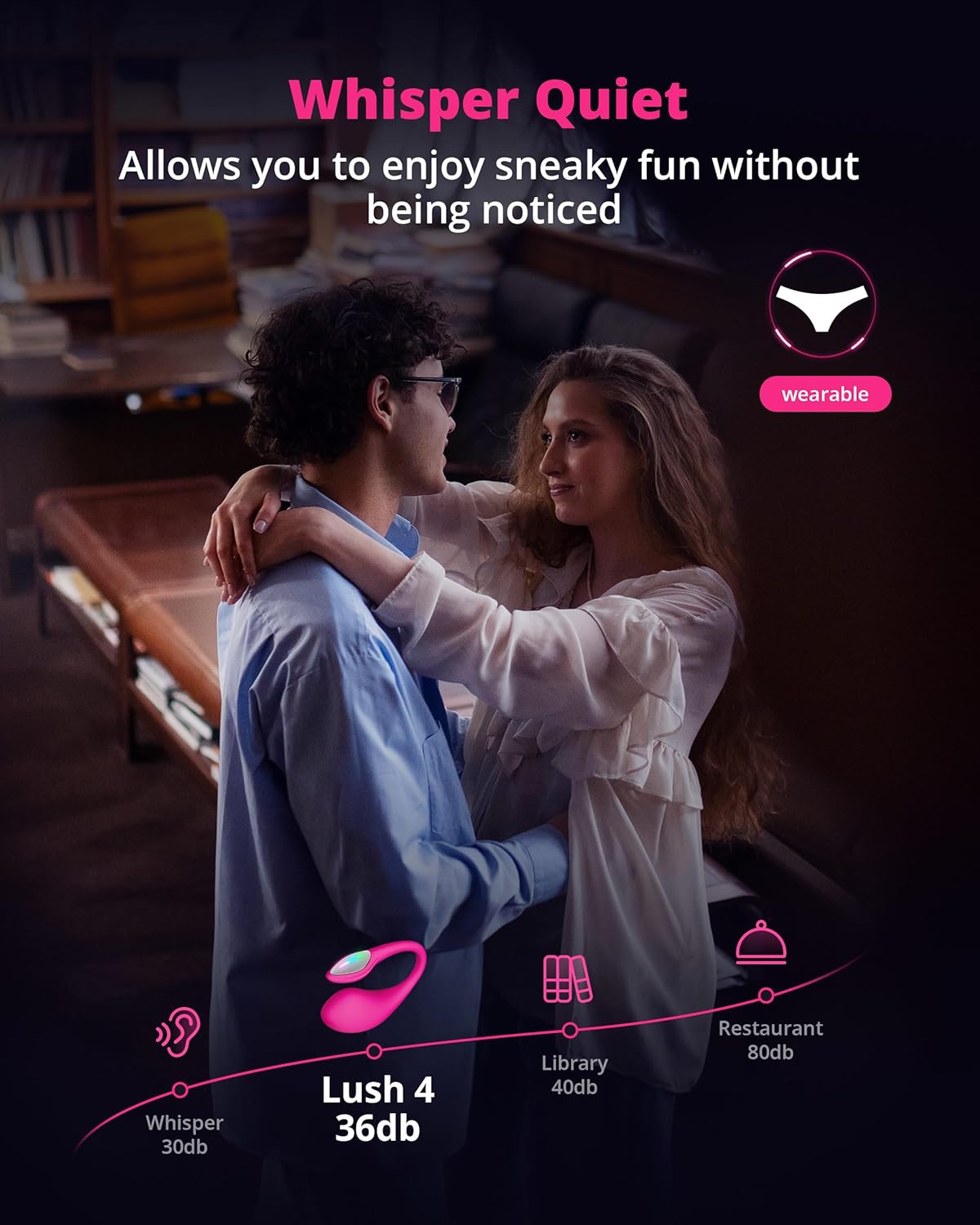 LOVENSE Lush 4 Remote Control G-spot Vibrator. Wearable Long Distance Adult Sex Toys - buysextoyth
