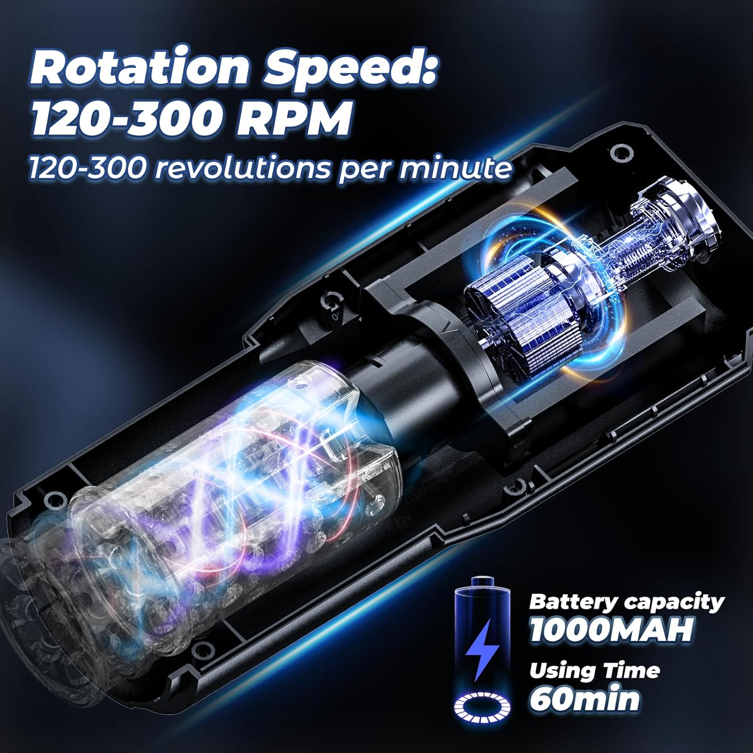 Sex Toy Male Masturbators Cup: Automatic Adult Toys with Rotating & Thrusting Hand Free Pocket Pussy Stroker with Realistic Silicone Sleeve - Erotic Penis Games for Man Electric Men Blowjob Machine - buysextoyth